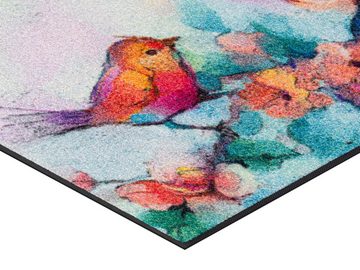 Fußmatte Birdorama, wash+dry by Kleen-Tex, rechteckig, Höhe: 7 mm, Schmutzfangmatte, rutschhemmend, In- und Outdoor geeignet, waschbar