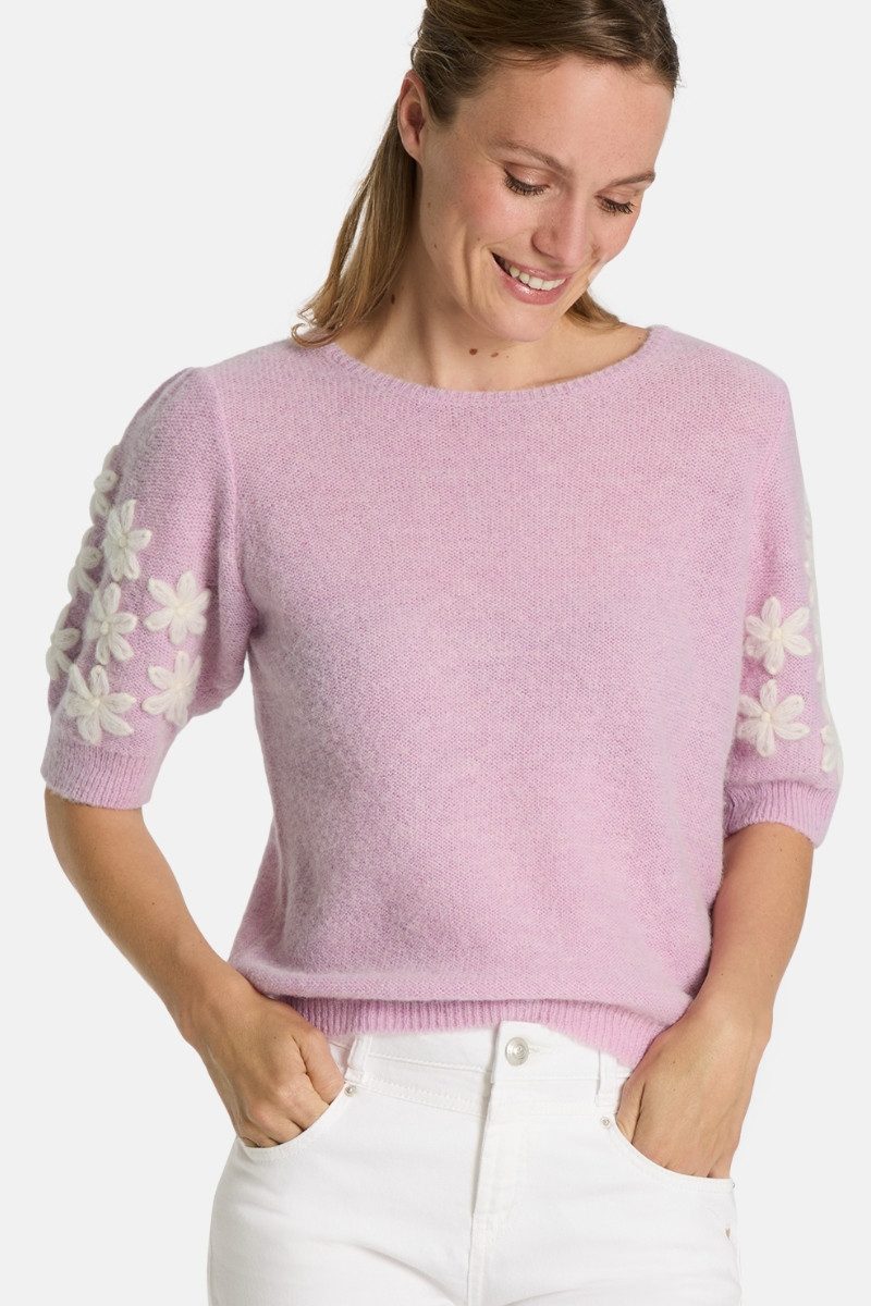Lieblingsstück Rundhalspullover Strickpullover Damen - ZERDALI - fresh rose günstig online kaufen