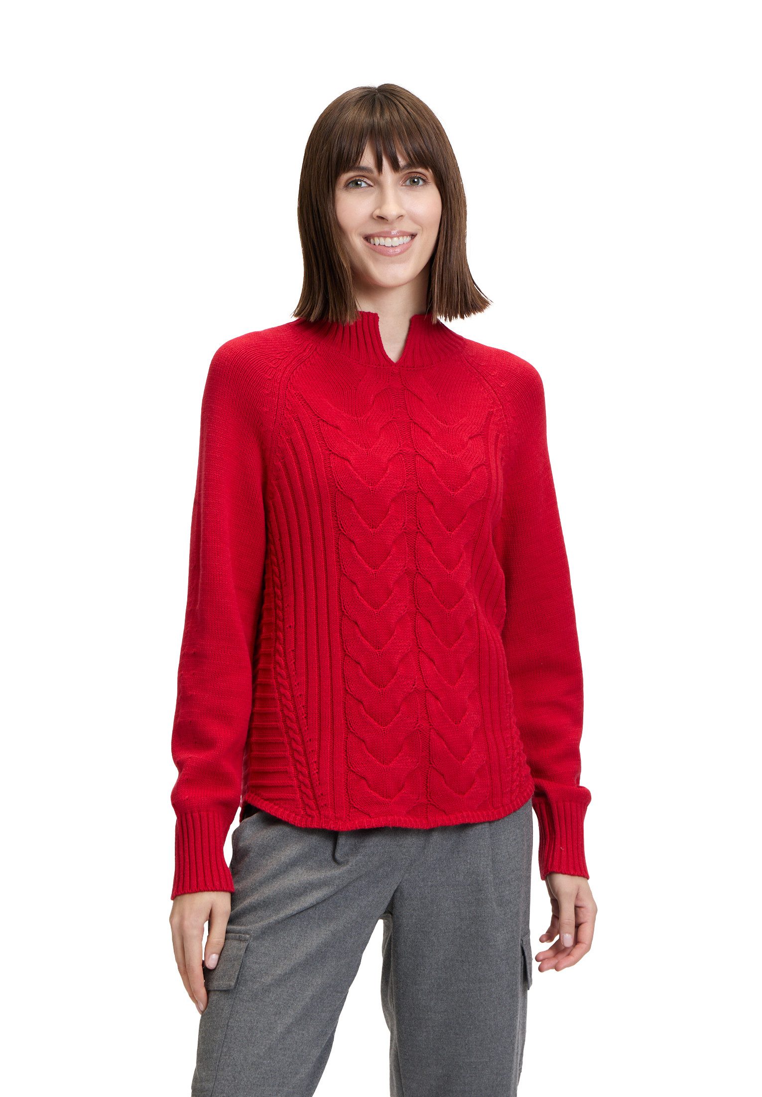 Betty Barclay Strickpullover Damen mit Strickdetails (1-tlg) Struktur