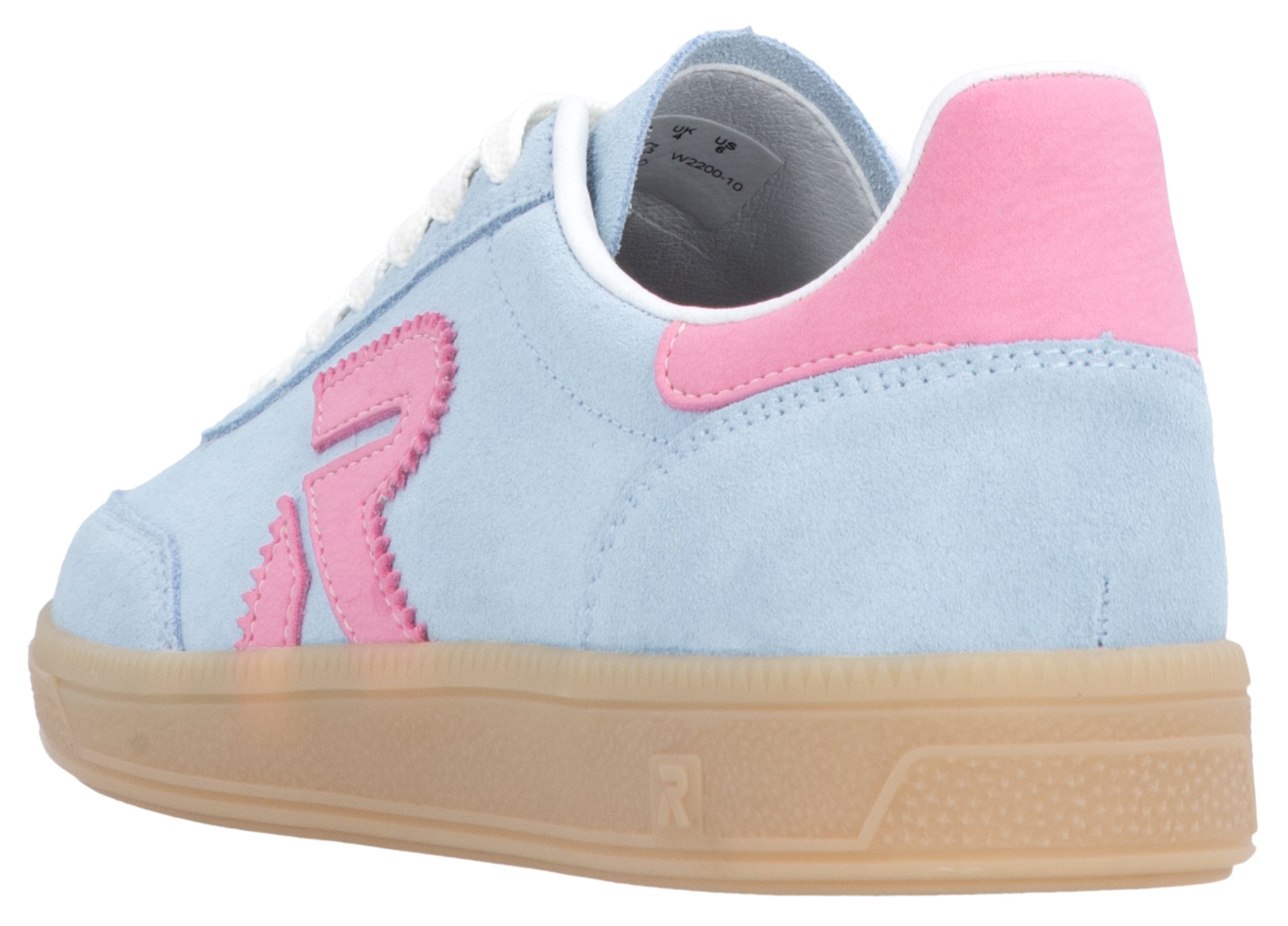 Rieker Sport San Diego Swing2GO Sneaker Retro-Sneaker, Freizeitschuh, Halbschuh mit herausnehmbarem Fußbett