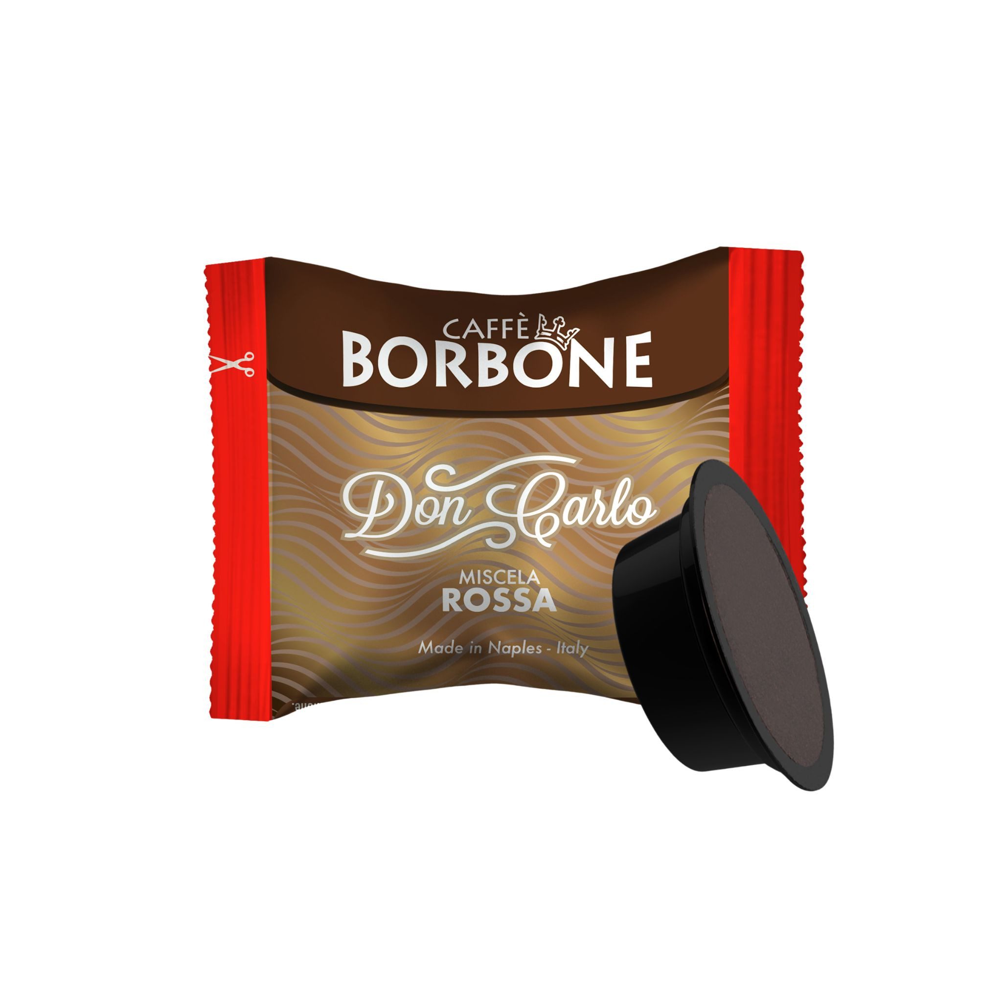 Caffè Borbone Kaffee Caffé Borbone Don Carlo Miscela Rossa 720g (100x7,2g), 11 x 7.2 g, (Rote Mischung - Intensiv und stark - Intensität 9, 100x Kaffeekapseln einzeln verpackt)