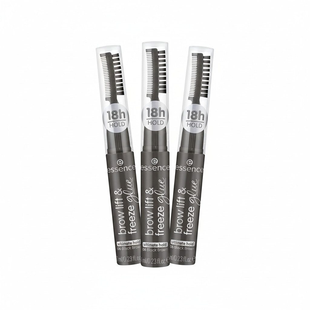Essence Augenbrauen-Gel brow lift & freeze glue, 3-tlg.