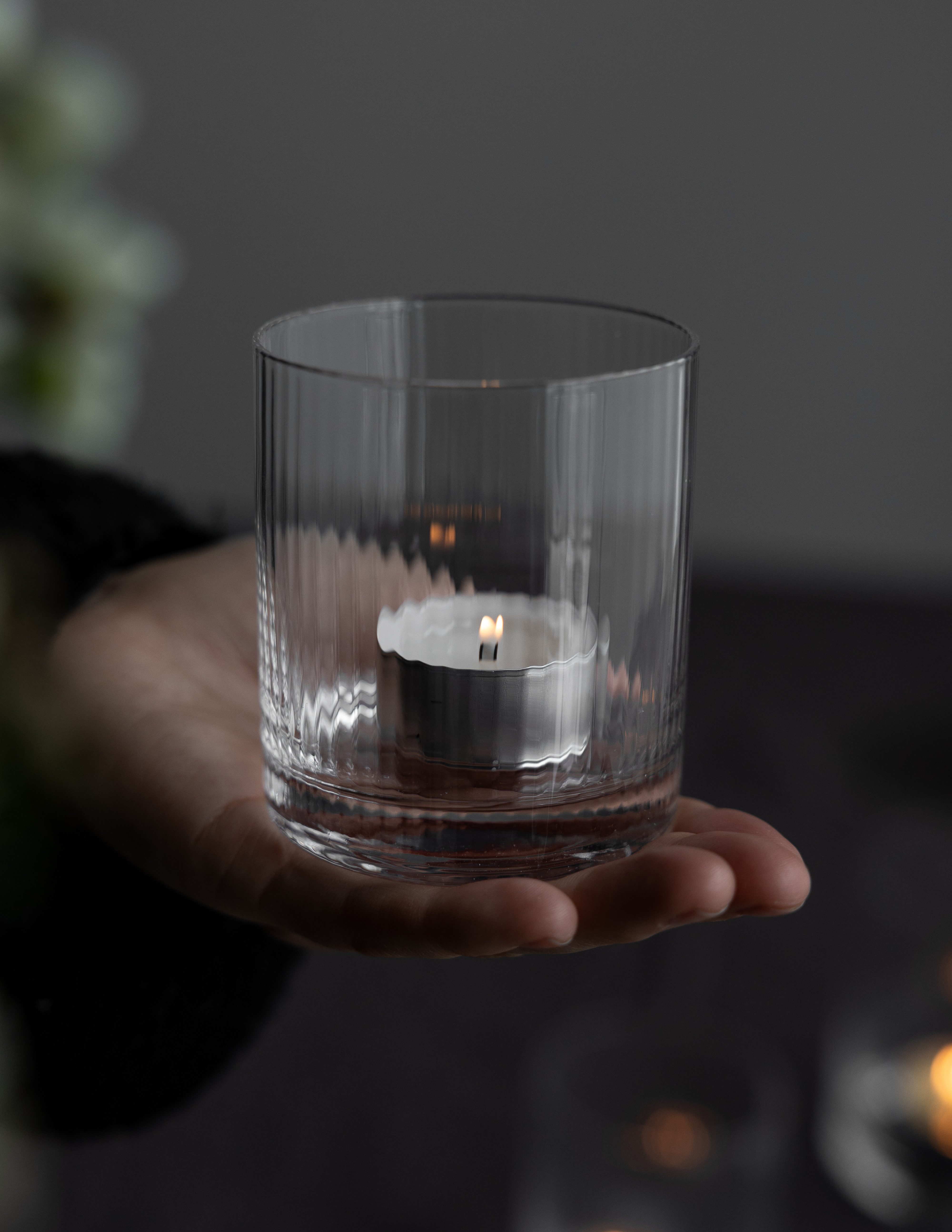 Storefactory Kerzenständer Teelichhalter RAMSJÖ S klarglas, Ø 7x9 cm