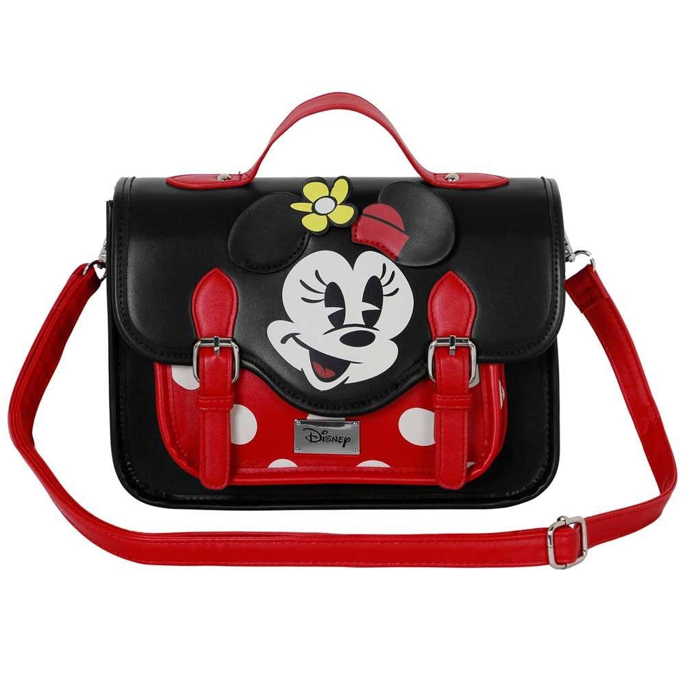 Karactermania Schultertasche Disney Minnie Maus kleiner Rucksack Tasche Umhängetasche Handtasche, 3 in 1 Funktion