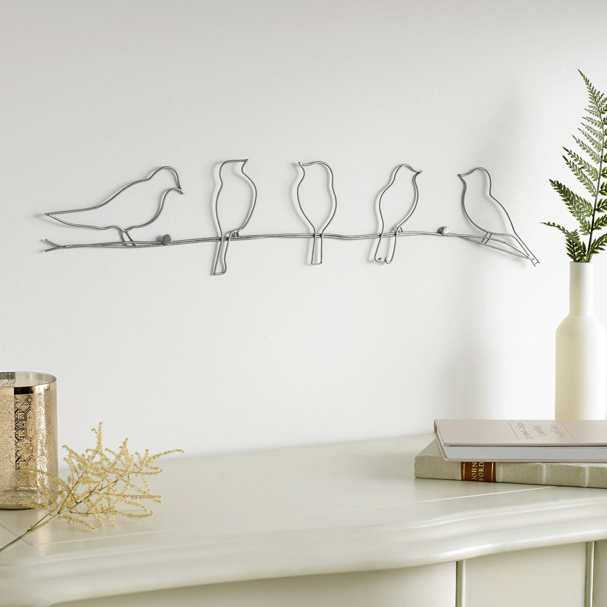 Art for the home Wandbild Vogel, (1 St), Luxus Metal Art Wanddeko