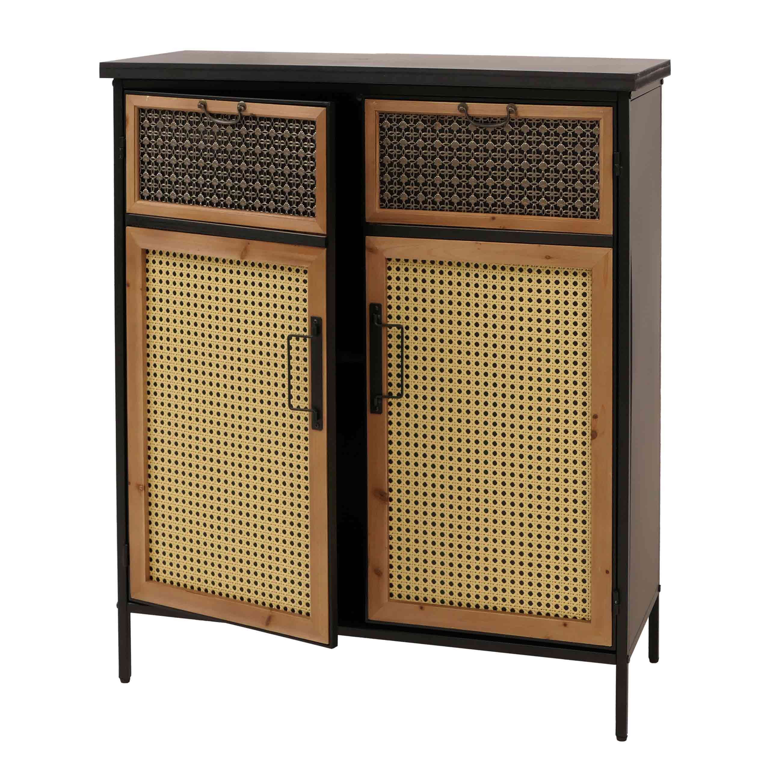MCW Apothekerschrank MCW-O79-RO Stabiles Gestell aus Eisen