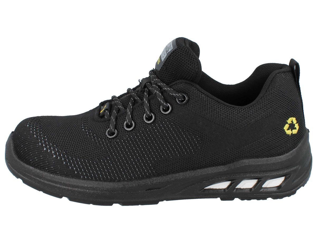 Safety Jogger SAFETY JOGGER EcoFitz Damen Herren Sicherheitssneaker S1P schwarz - Sicherheitsschuh Wechselfußbett