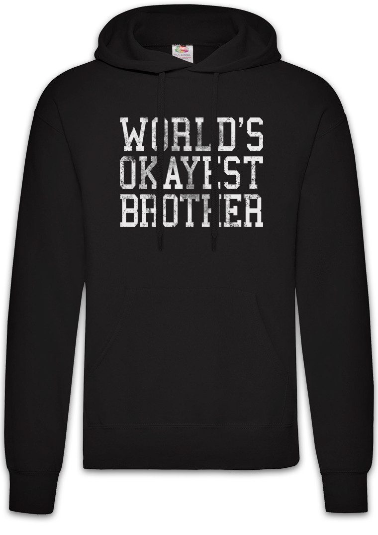 Hoodie World's Okayest Brother Herren Hoodie Bruder Fun Geschenk Love Family