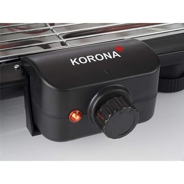 KORONA Elektro-Standgrill 46221 Elektrischer Standgrill, XXL Grillrost, große Grillfläche, 2200W, als Tischgrill verwendbar