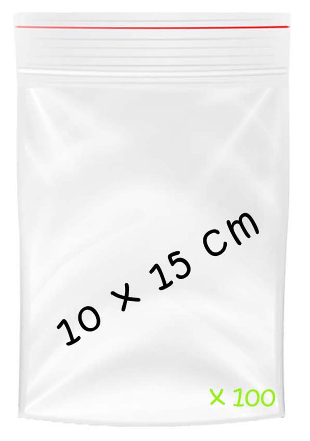 varivendo Frischhaltebeutel 100 x LDPE-Schnellverschluss-Beutel 100 x 150 mm, mit Eurolochung, Zubehör für Kleinteile, Schnellverschluss Druckverschlussbeutel Folienbeutel Tütchen