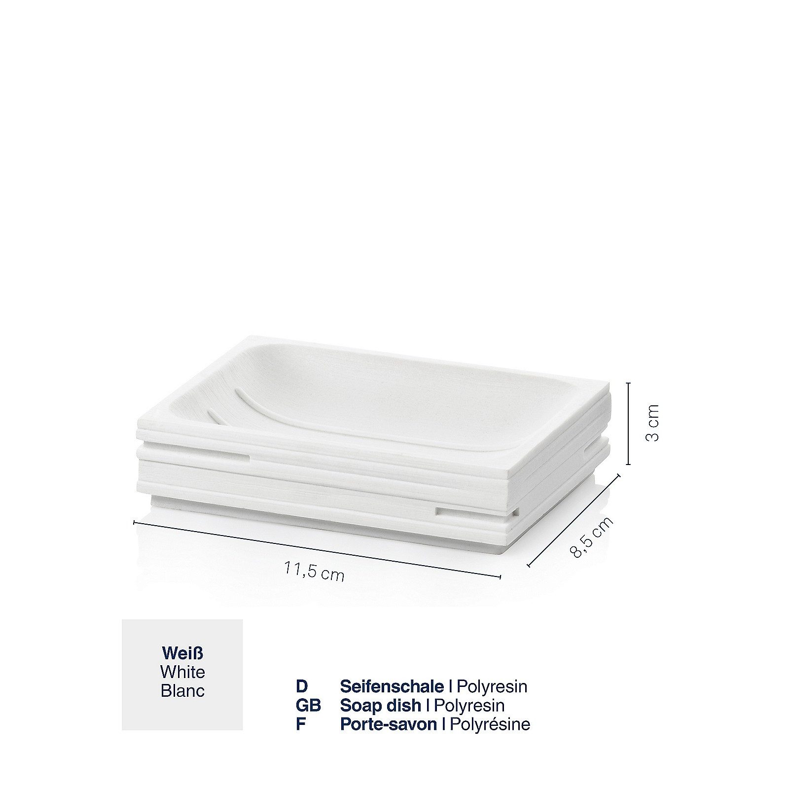 kela Seifenschale Posidon, Breite: 8,5 cm, günstig online kaufen