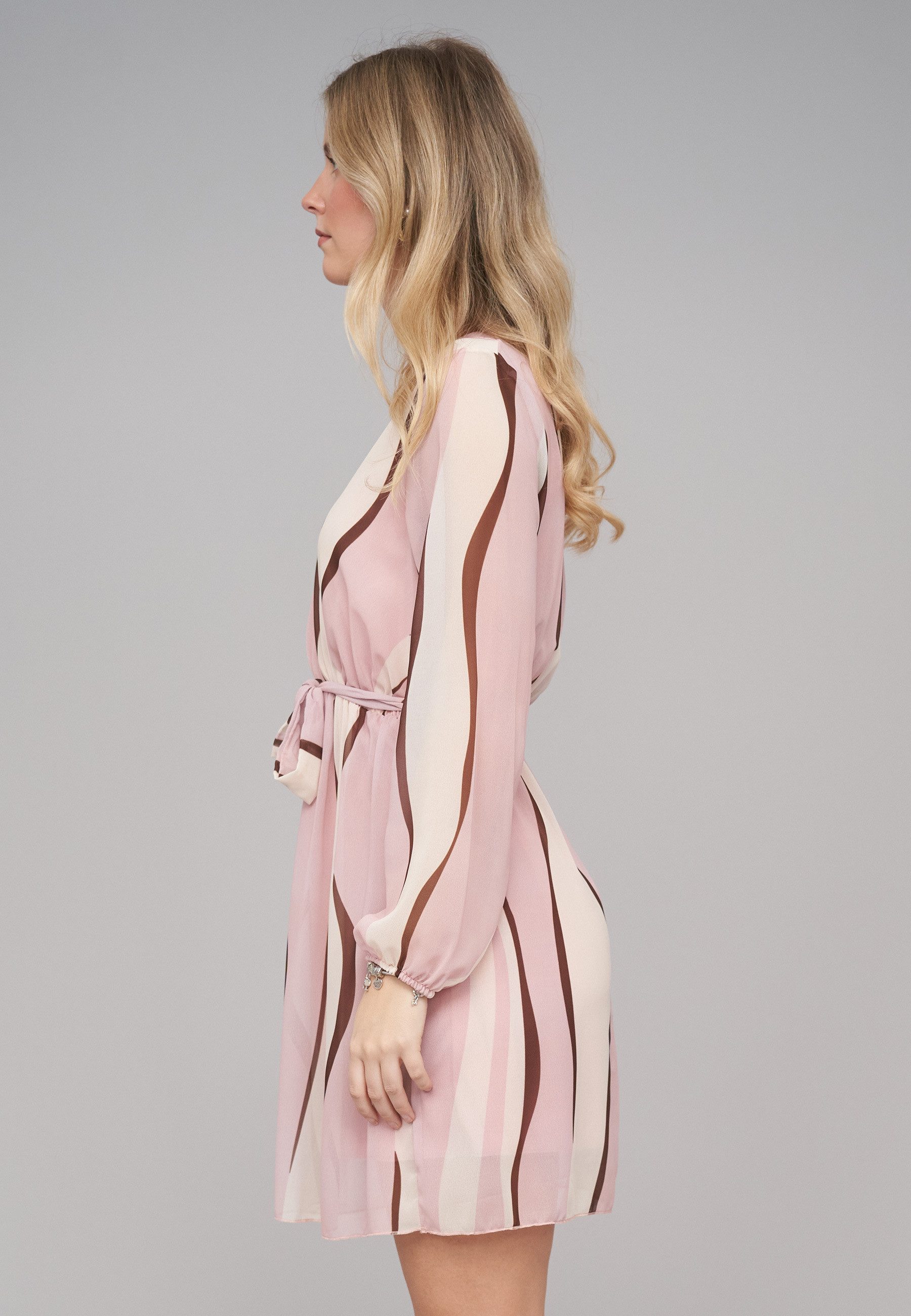 CLOUD 5IVE A-Linien-Kleid CLOUD 5IVE Long-sleeve Dress Waves (1-tlg) – Bild 4 von 5