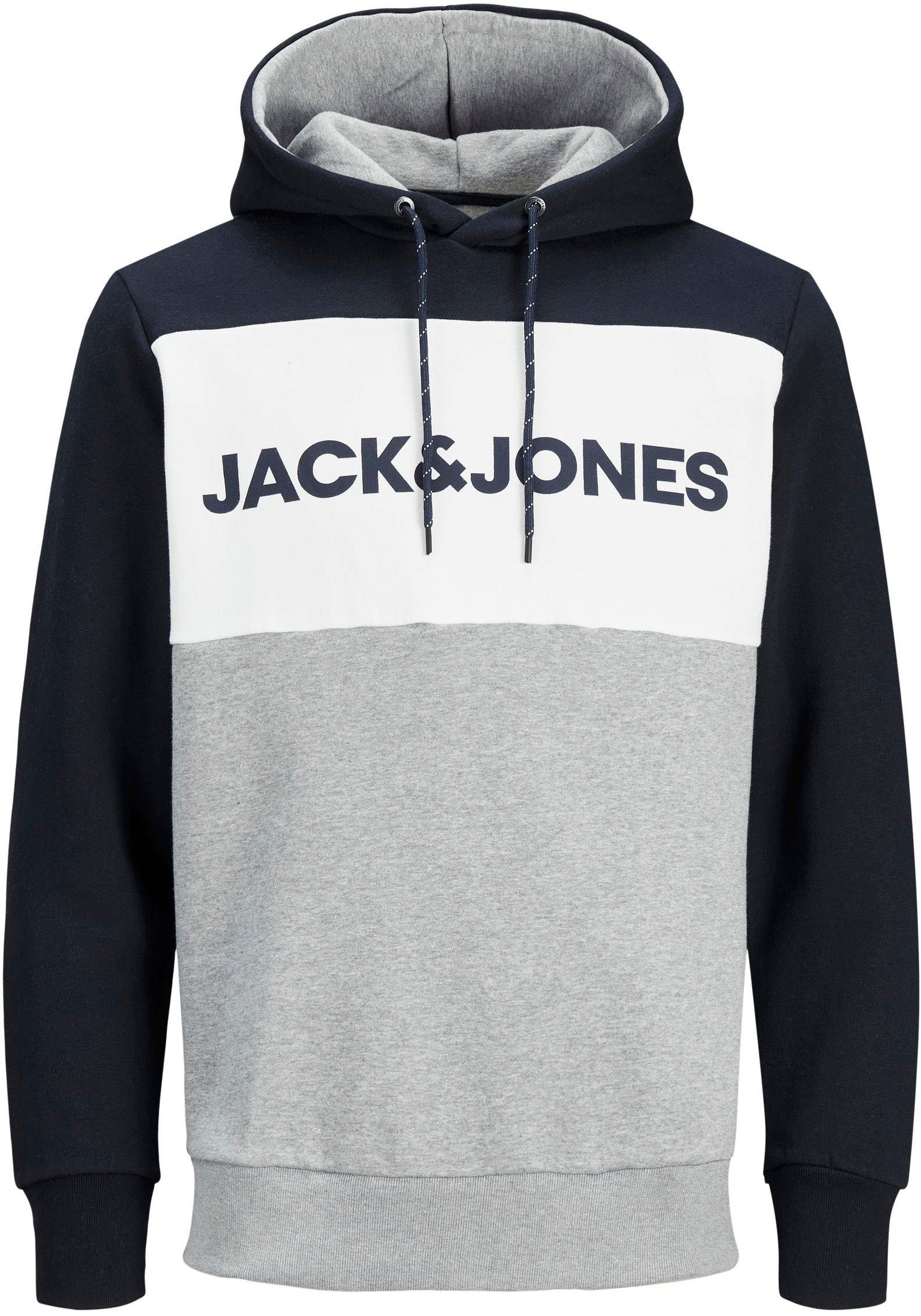 Jones Kapuzensweatshirt & navy BLOCKIN HOOD SWEAT Jack LOGO