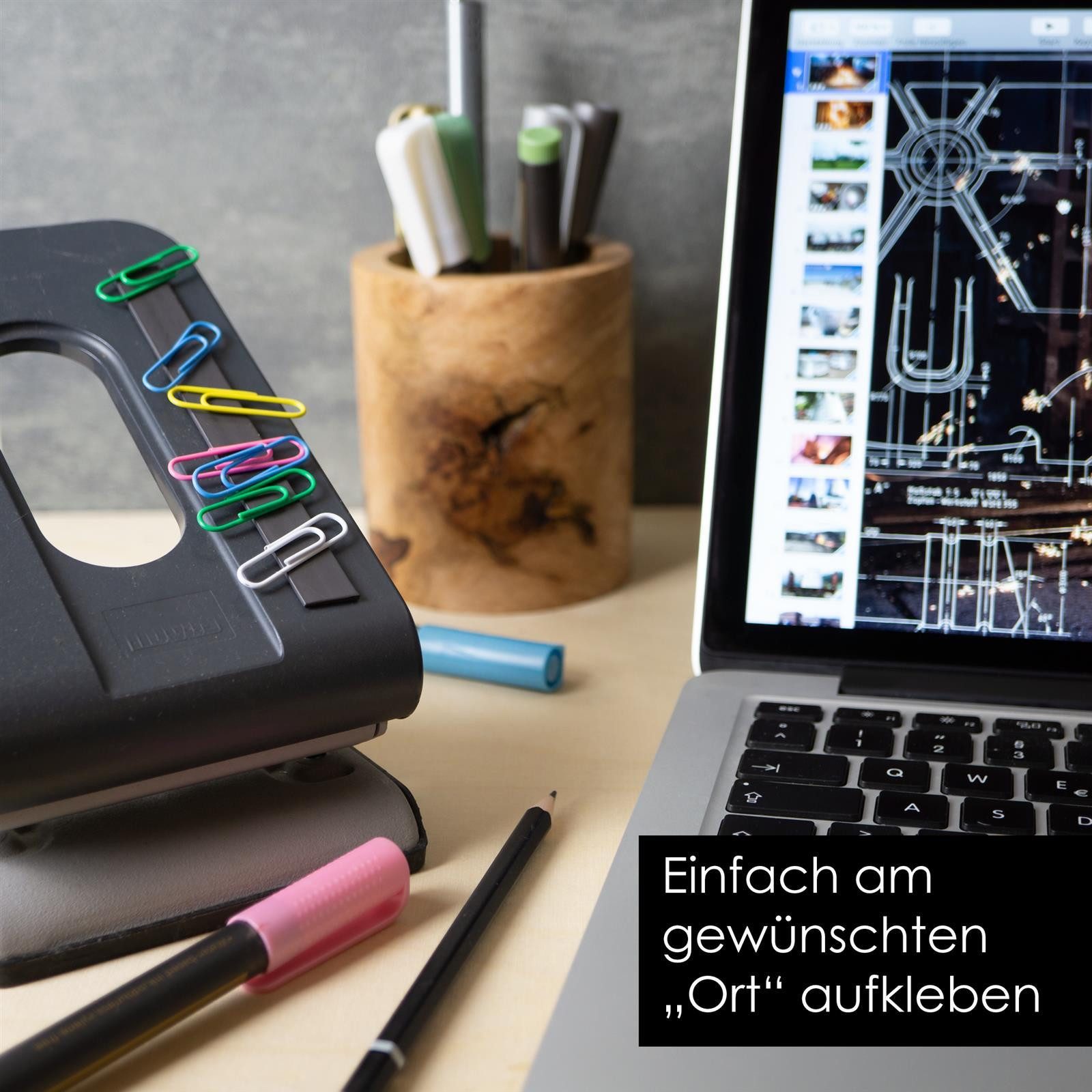 OfficeTree Magnet OfficeTree Magnetband - 10 m - selbstklebend