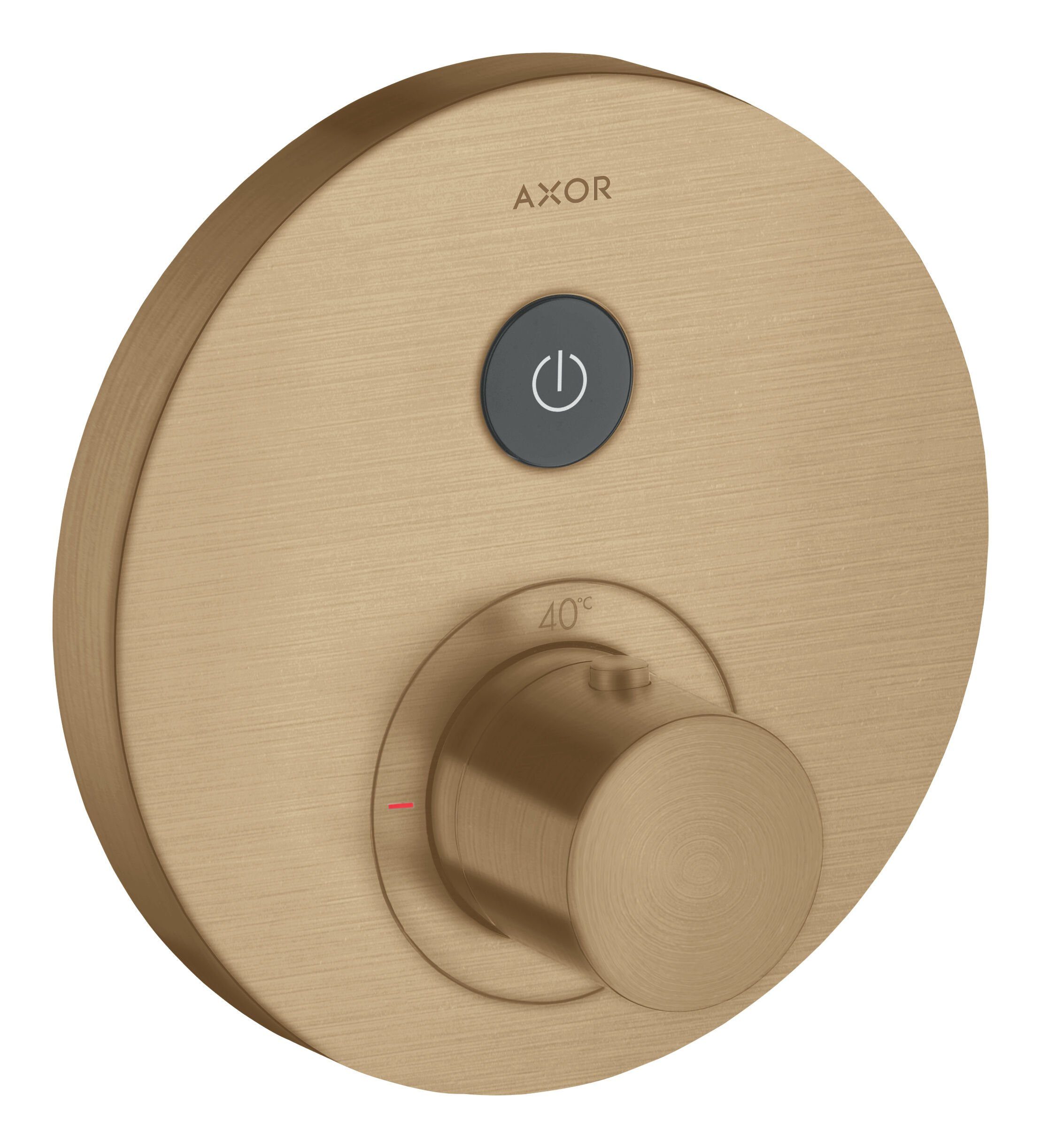 hansgrohe Unterputzarmatur Axor ShowerSelect Thermostat rund für 1 Verbraucher Unterputz - Brushed Bronze