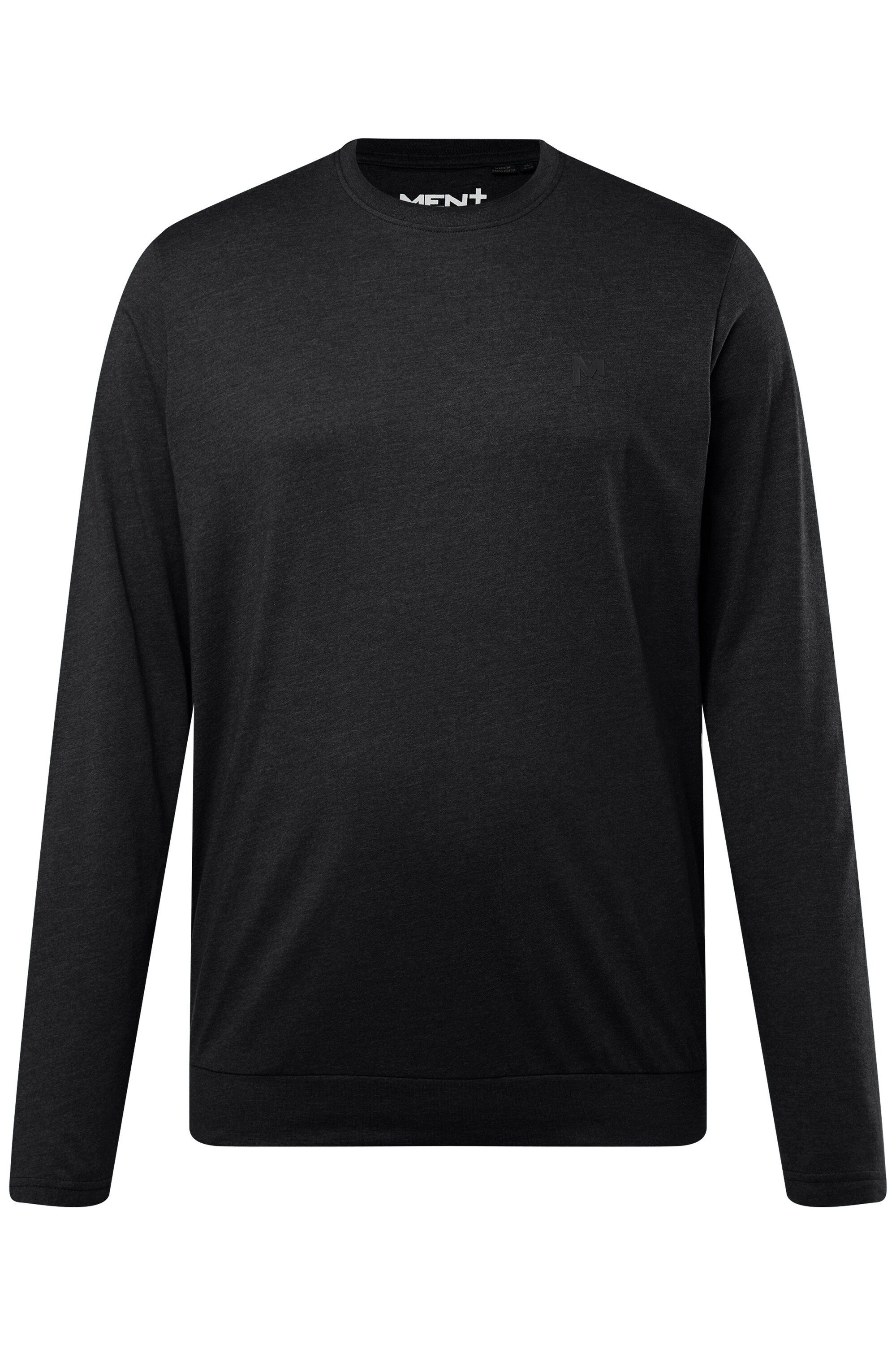 Men Plus T-Shirt Langarmshirt Bauchfit Spezialschnitt Basic günstig online kaufen