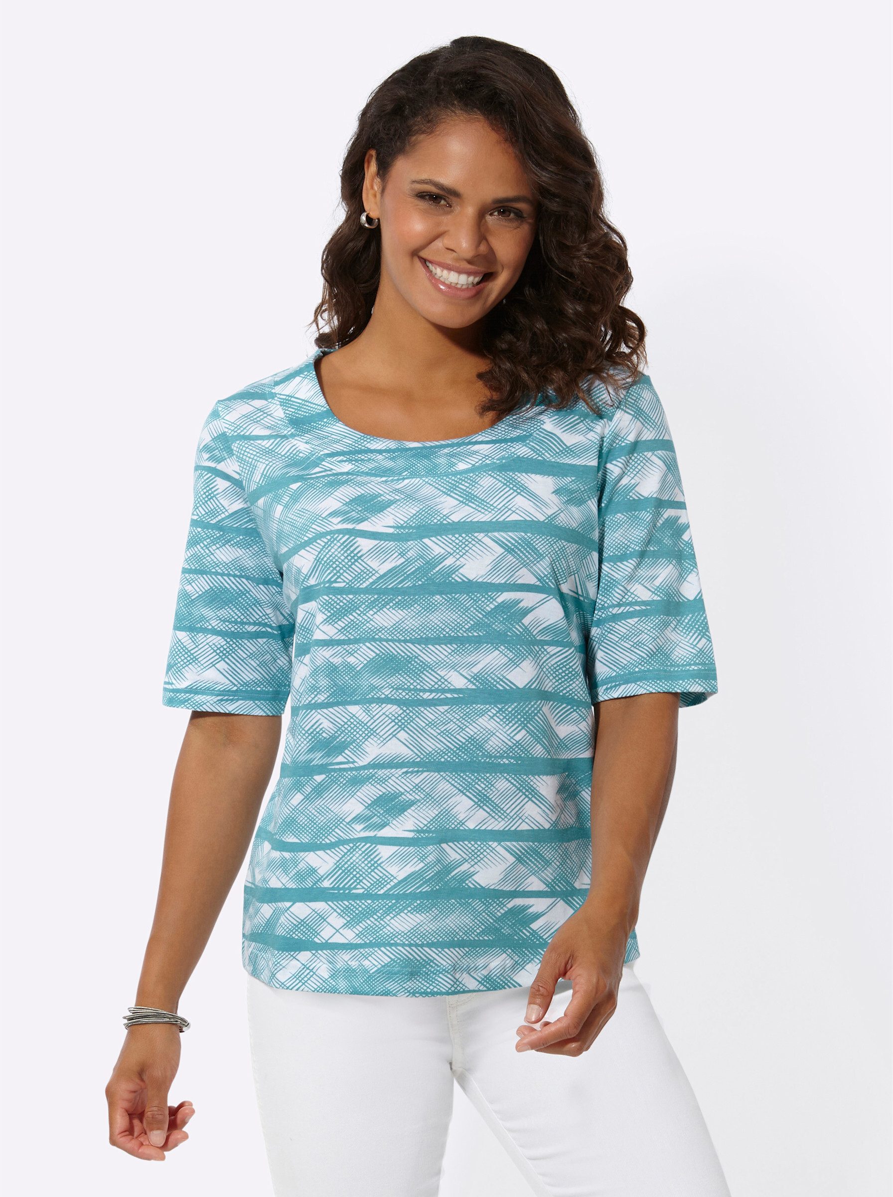 Casual Looks Kurzarmshirt "Shirt", (1 tlg.) günstig online kaufen