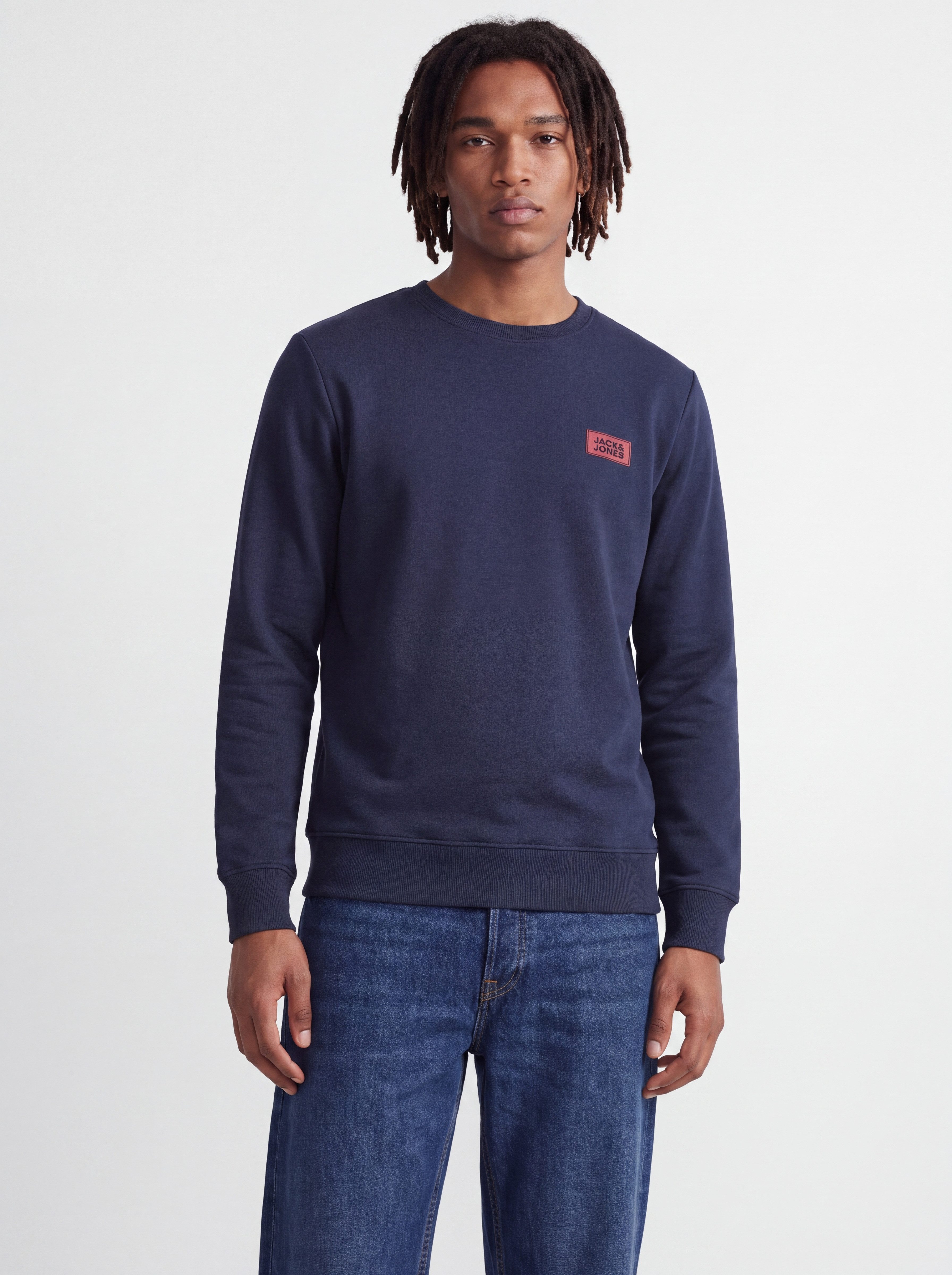 Jack & Jones Sweatshirt JJRUSH SWEAT CREW NECK 3PK MP (Packung, 3-tlg) Baumwollmischung, regular fit – Bild 4 von 5