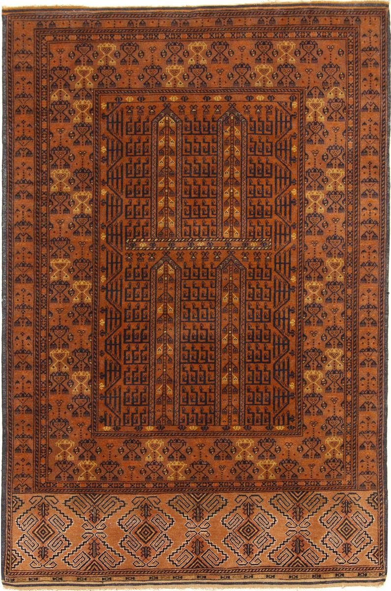 Orientteppich Belutsch Seidenkette 117x174 Handgeknüpfter Orientteppich, Nain Trading, rechteckig, Höhe: 6 mm