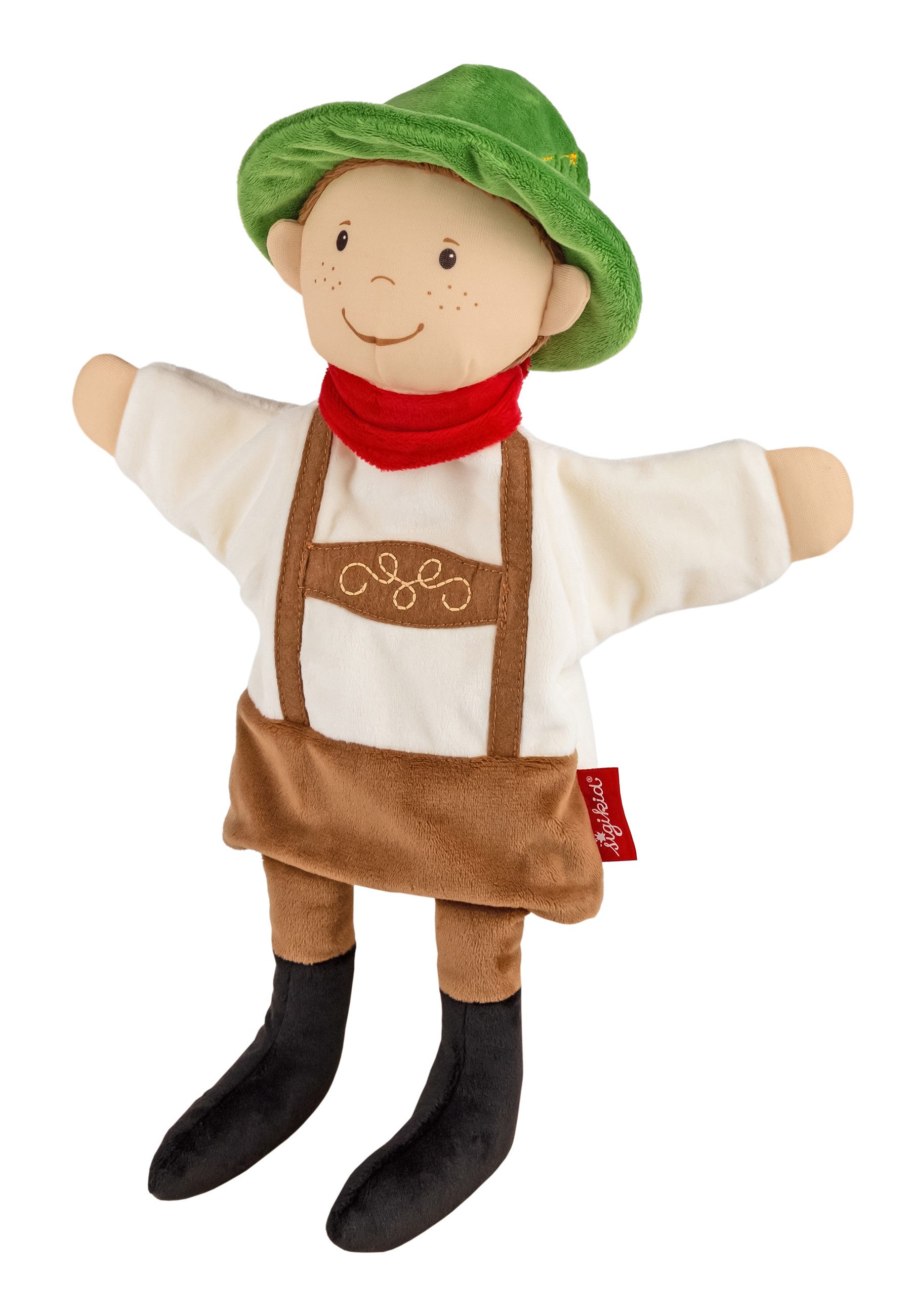Sigikid Handpuppe Handspielpuppe Seppl Plüschfigur fürs Puppenspiel (1-tlg)