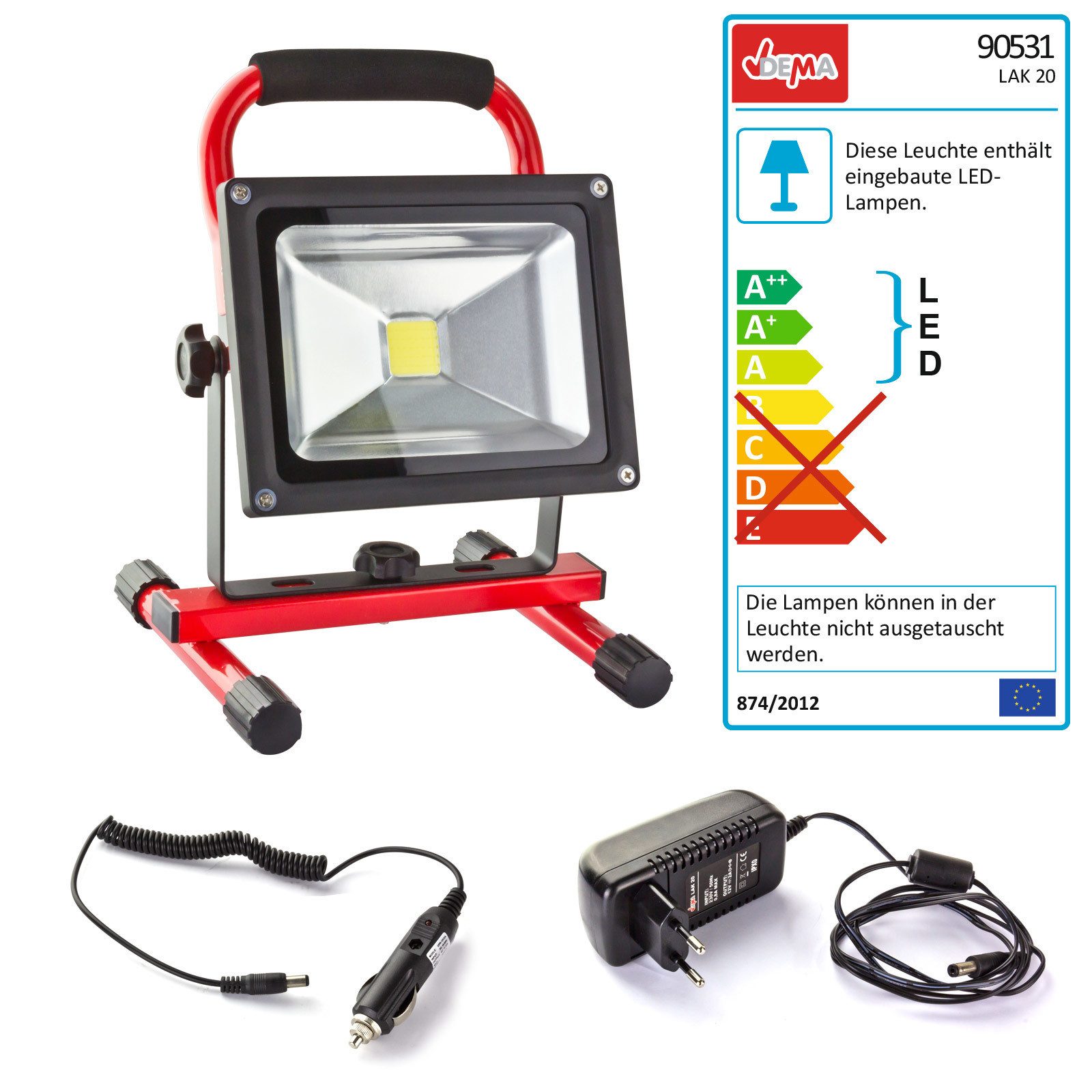DEMA Arbeitsleuchte LED Arbeitsleuchte LAK20