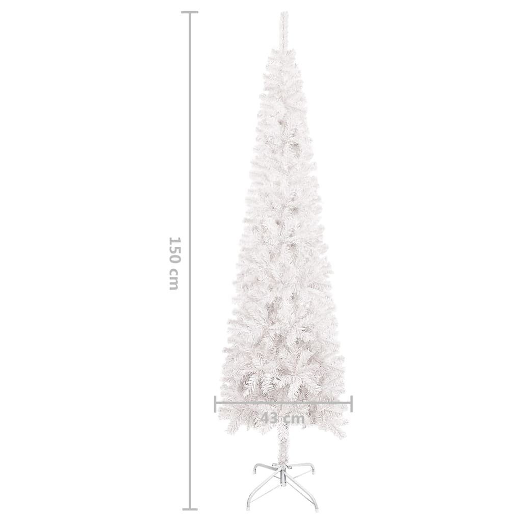 Weiß Weihnachtsbaum Künstlicher Weihnachtsbaum cm Schlanker 150 furnicato