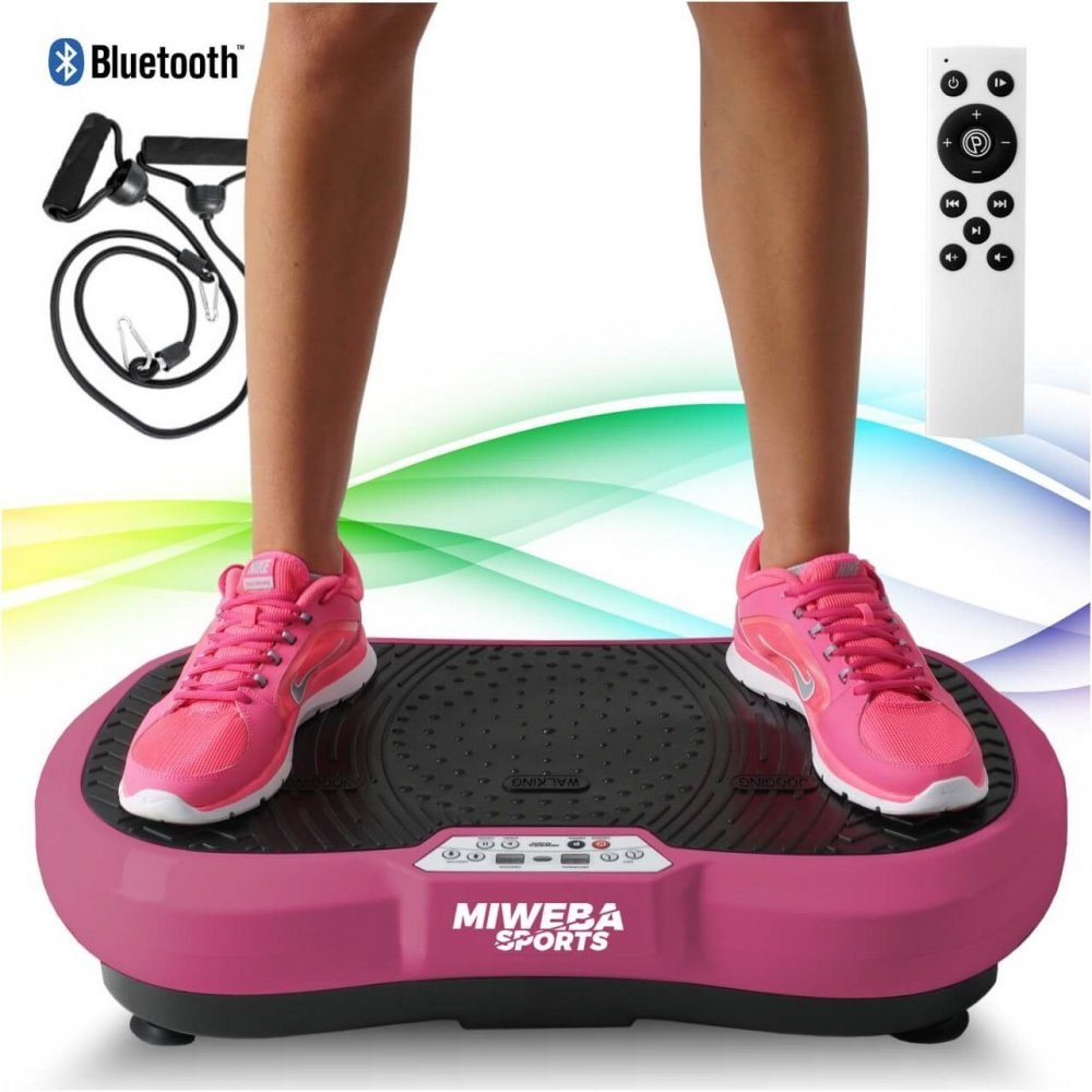 Miweba Sports Vibrationsplatte 2D MV100 - Vibrationsplatte - pink