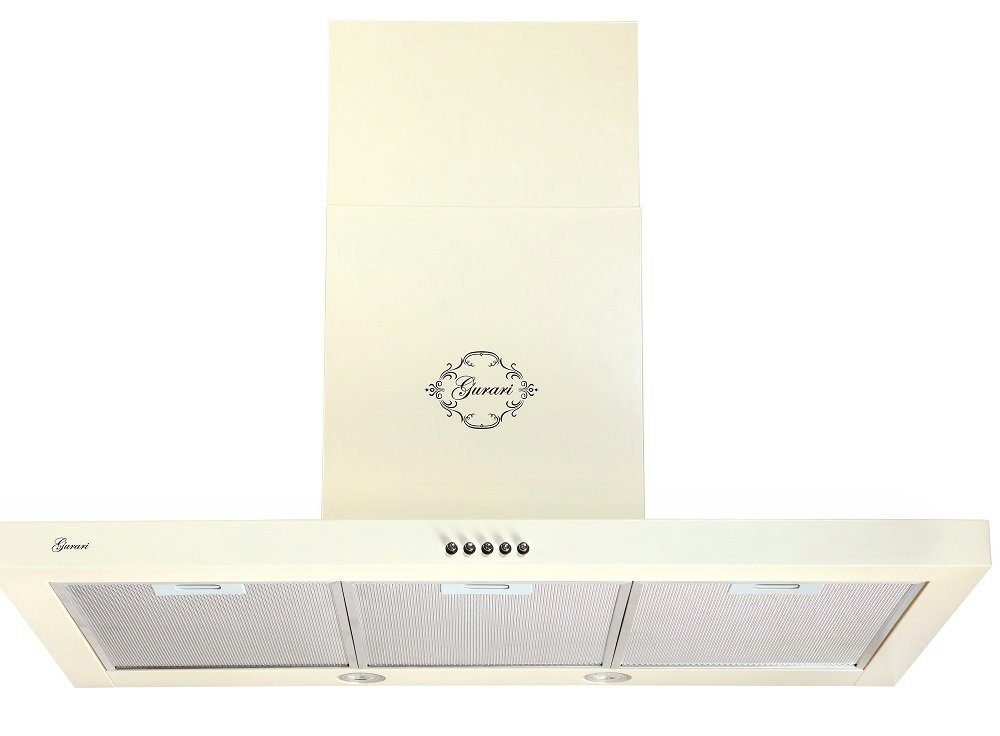 GURARI Wandhaube GCH F 461 BG 9 N Dunstabzugshaube 90cm,Creme, 1000m³/h GCH F 461 BG 9 N Dunstabzugshaube 90cm,Creme, 1000m³/h, Dunstabzugshaube 90cm,Creme, 1000m³/h, 3Stufen