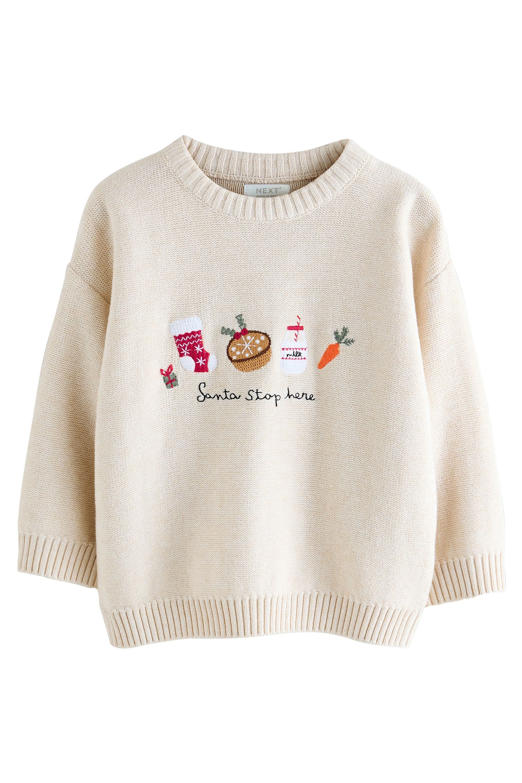 Next Weihnachtspullover Weihnachtlicher Strickpullover (1-tlg)