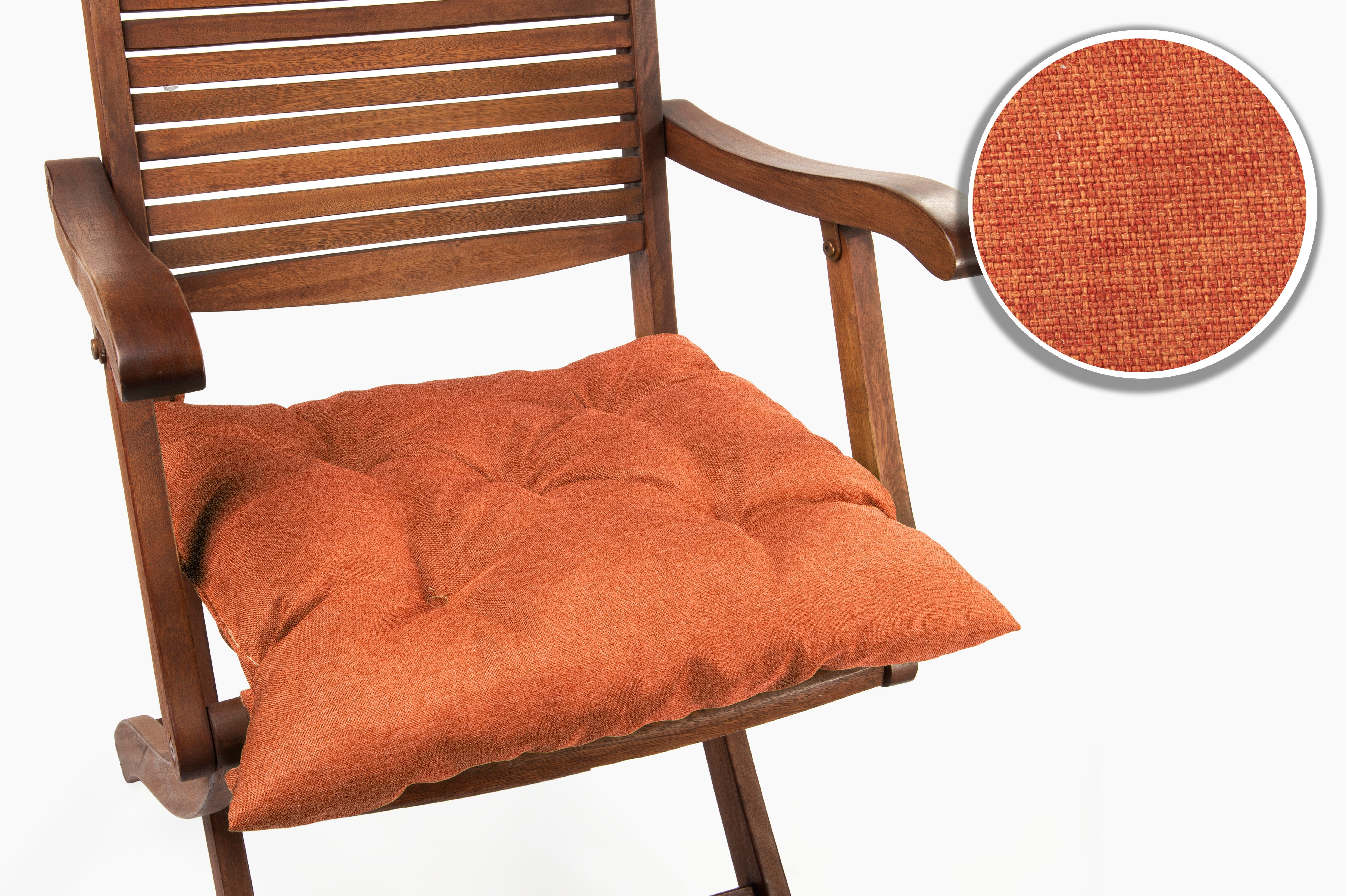 Größen orange 60 60 cm viele und x zur Stuhlkissen Farben Auswahl, sunnypillow Bankauflage Bankauflage