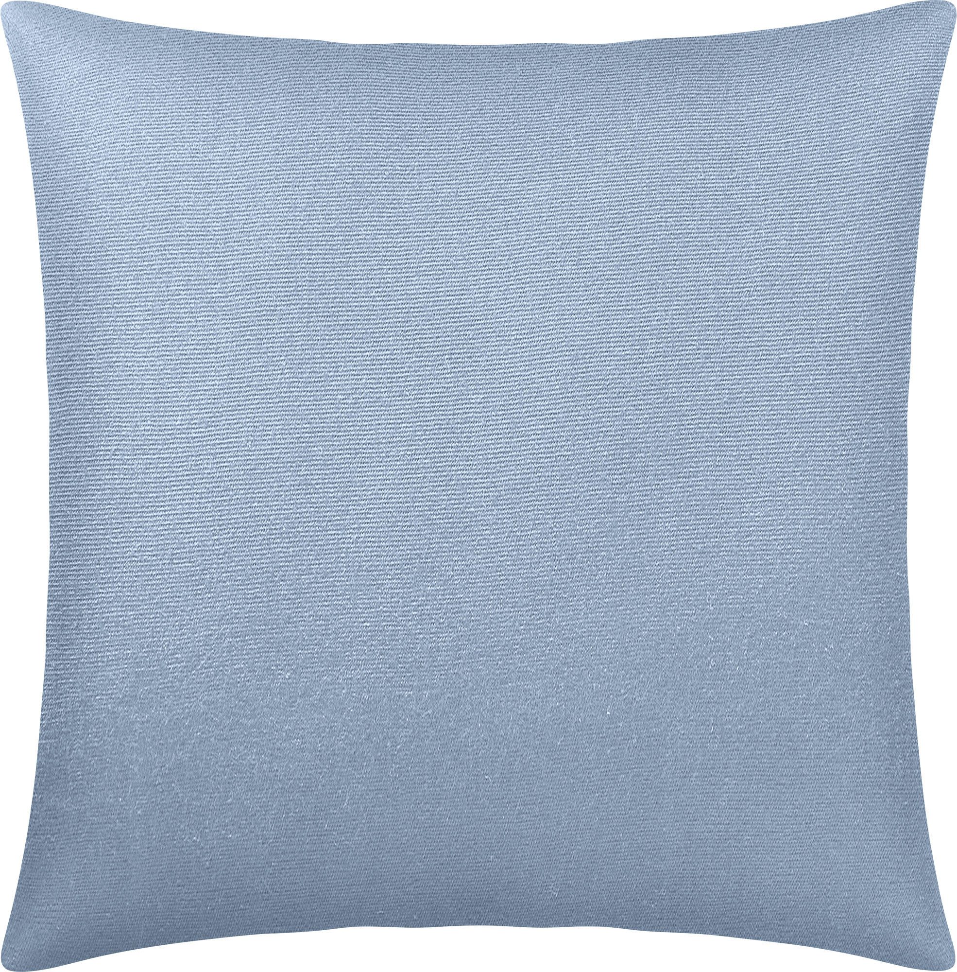 Erwin Müller Kissenbezug Kuschelkissenbezug "Memmingen", Interlock-Jersey Uni