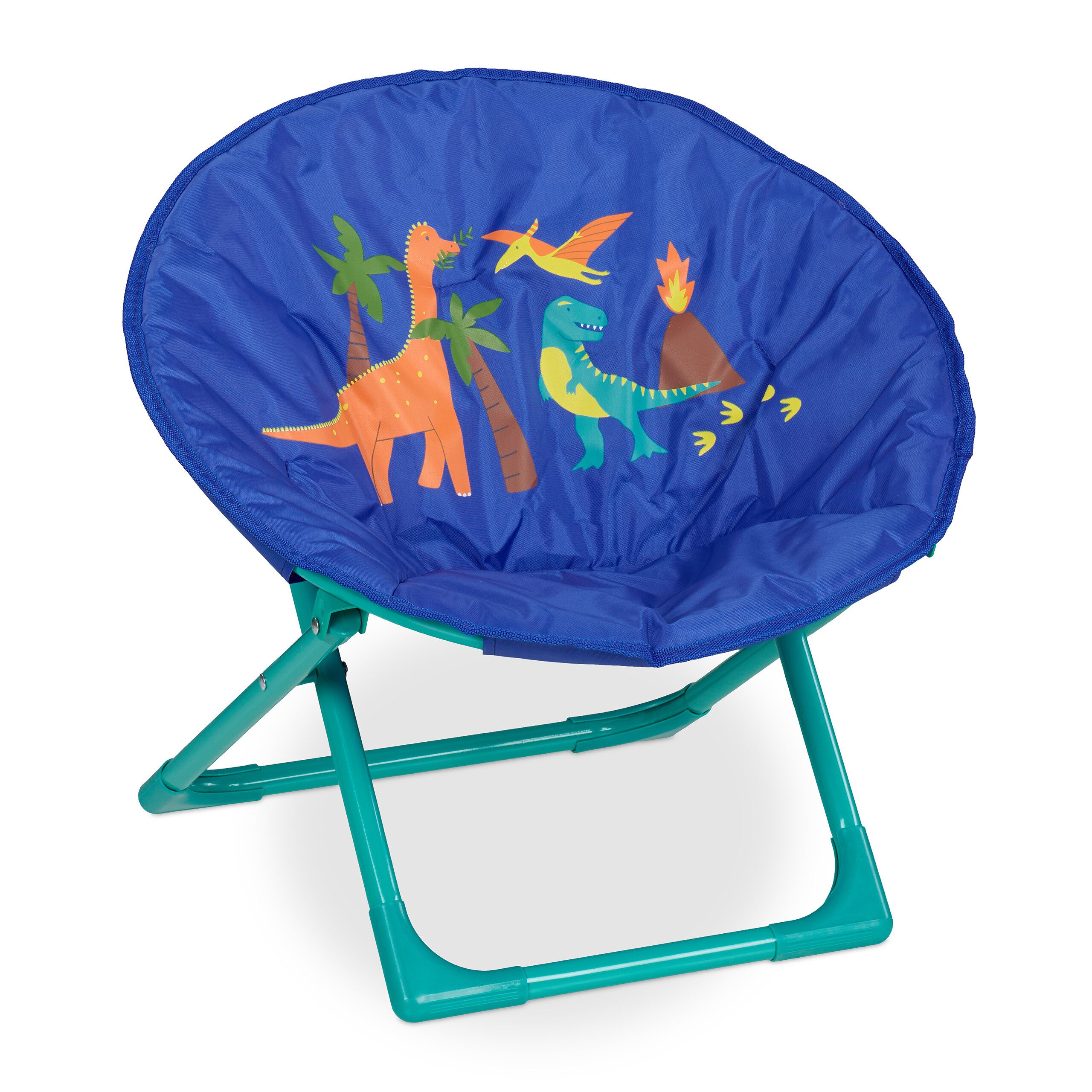 relaxdays Campingstuhl Faltbarer Moonchair für Kinder (1 St), Dino