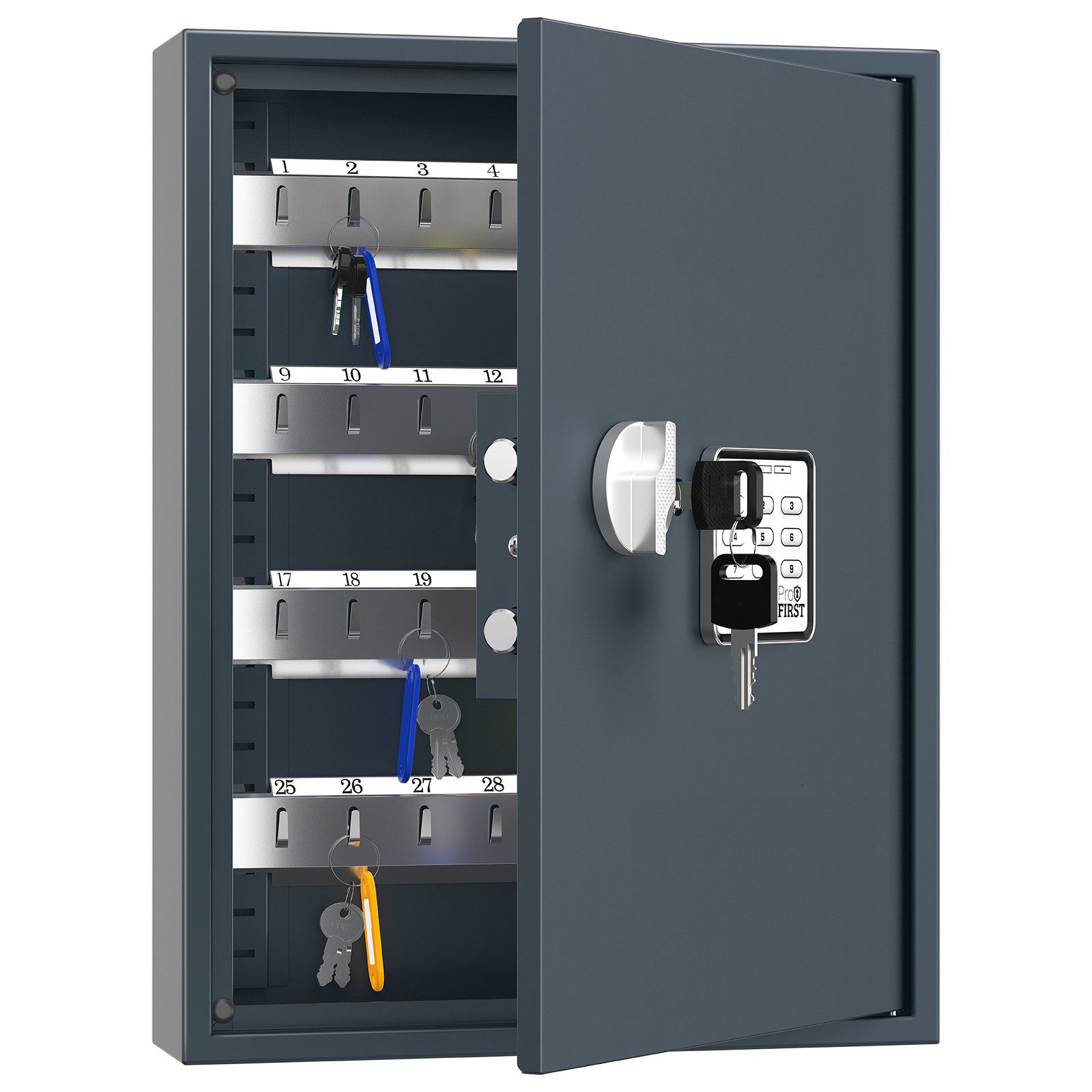 Profirst Schlüsselkasten Schlüsselschrank Porter 48 Elektronikschloss