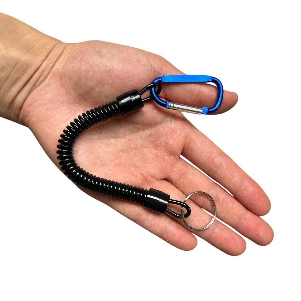 Schlüsselanhänger Outdoor Sicherheits-Lanyard elastisch für Schlüssel Handy Camping DE.