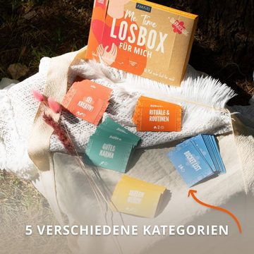 Amari Geschenkbox AMARI ® Losbox für eine Person - 50 Lose mit Ideen für Entspannung