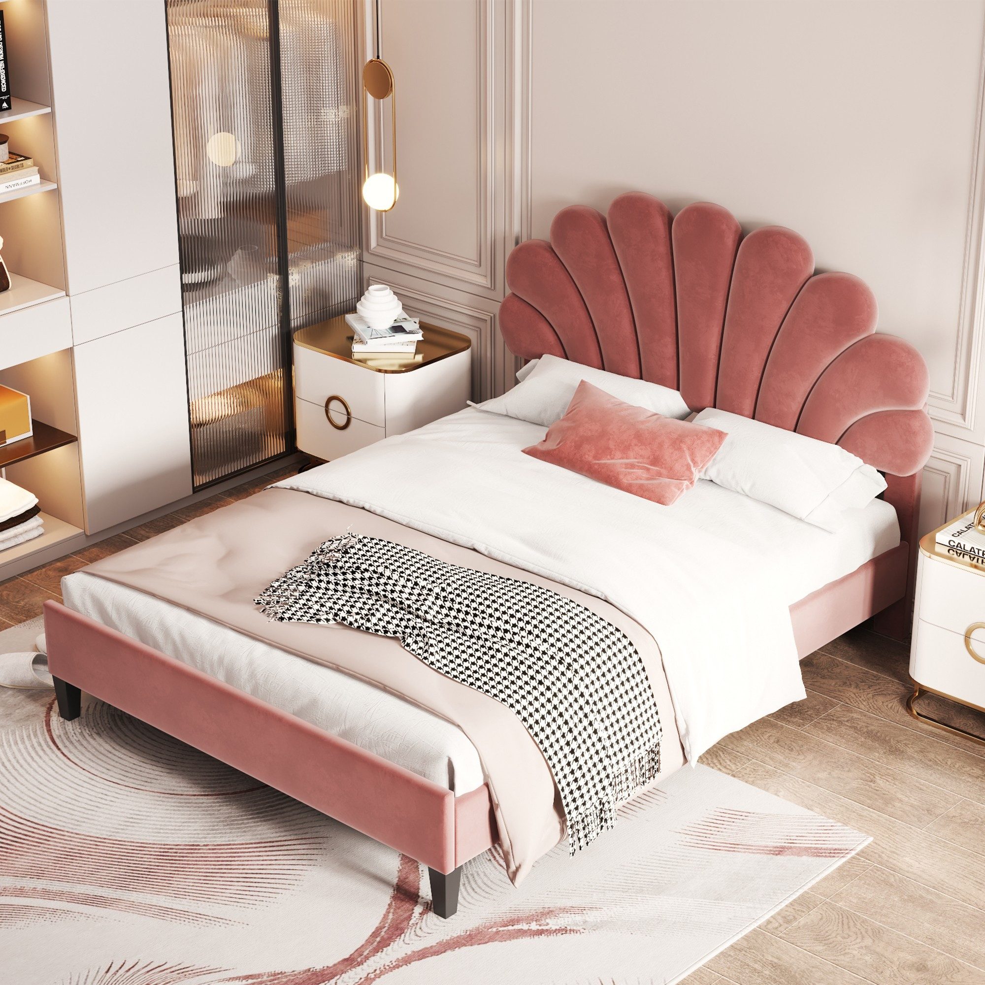BlingBin Polsterbett Jugendbett Einzelbett Gästebett Bettrahmen günstig online kaufen