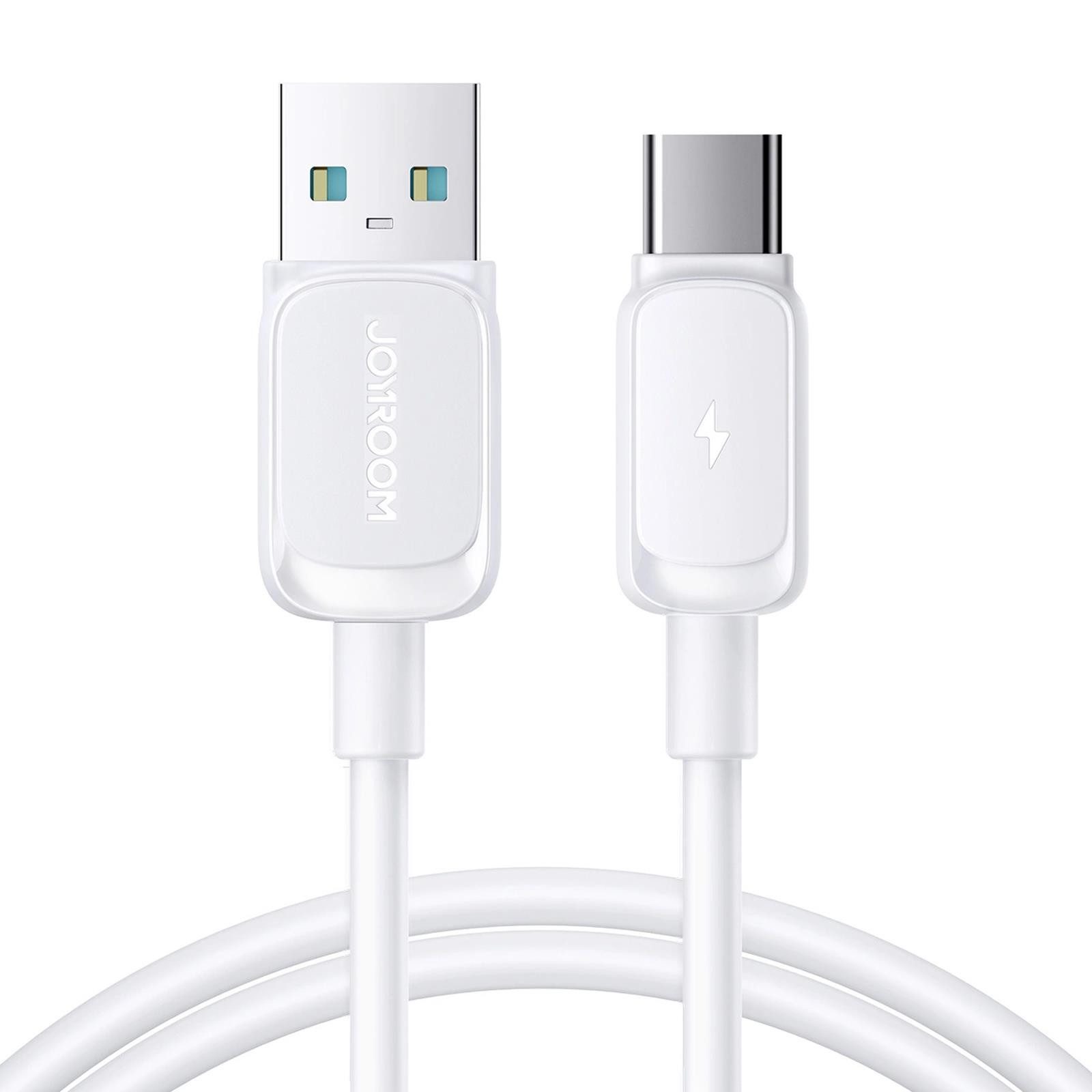 JOYROOM USB Daten & Ladekabel bis zu 3A Ladestrom Smartphone-Kabel, USB Typ C, USB Typ A (120 cm), Aufladekabel für Samsung Xiaomi Huawei Universell