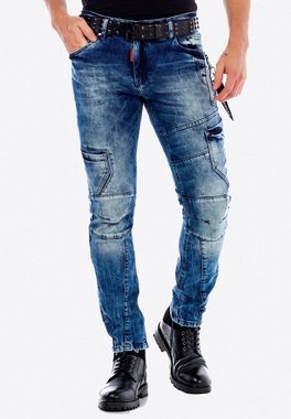 Cipo & Baxx Bequeme Jeans in verwaschener Optik n Straight Fit