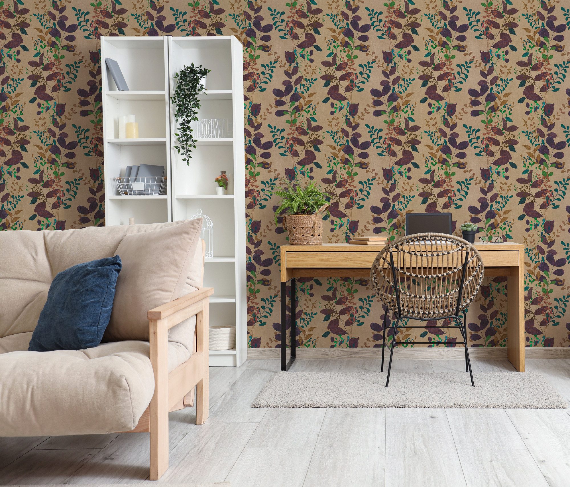 A.S. Création Vliestapete Pintwalls III Feder-Tapete Vintage, strukturiert, neutral, (1 St), Feine Federzeichnung, natürlicher Look - Schlaf-, Wohnzimmer, Flur