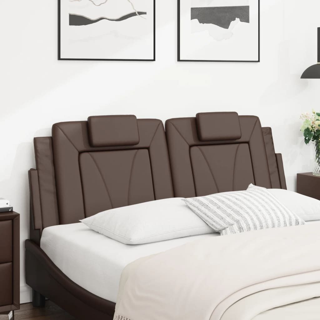 vidaXL Kopfteil Kopfteil-Kissen "Viana" Braun 140 günstig online kaufen
