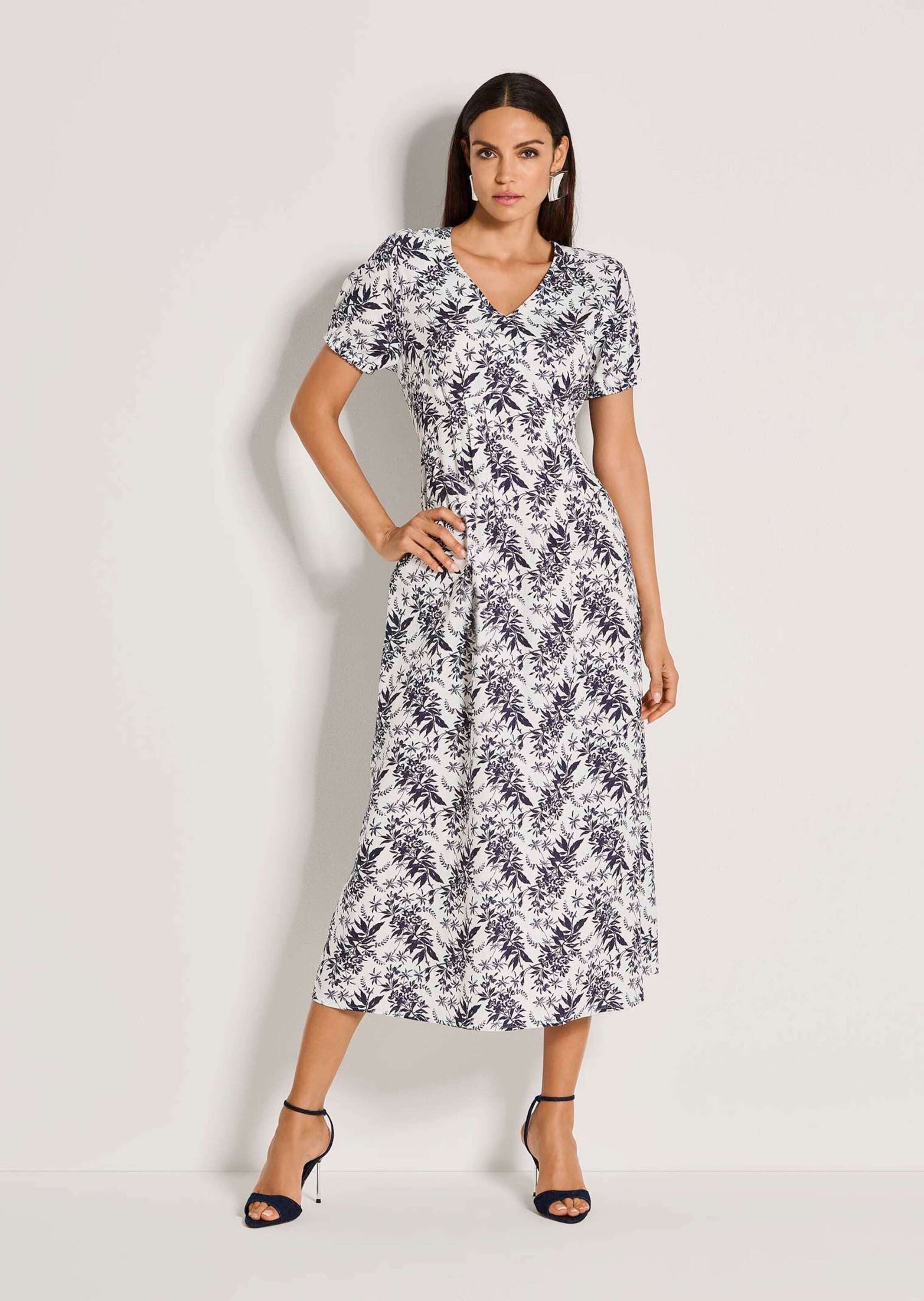 Maxikleid Viskosekleid mit floralem Design