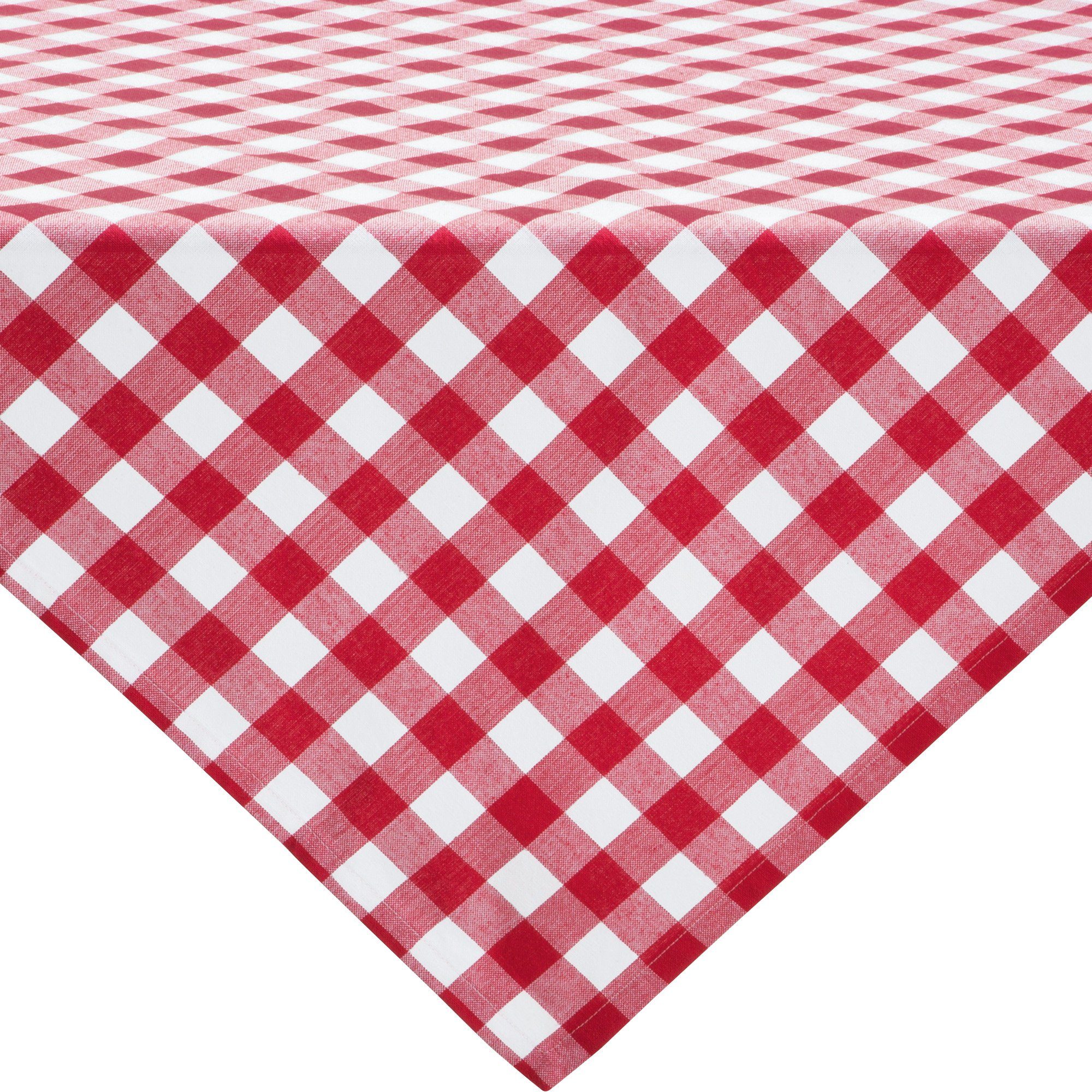 REDBEST Mitteldecke Mitteldecke "Nashville", Baumwolle Karo