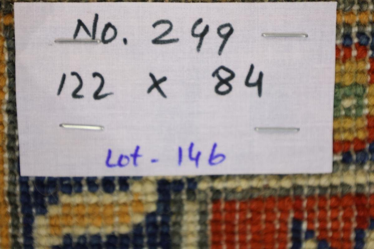 Orientteppich Kazak 83x121 Handgeknüpfter rechteckig, Höhe: Nain Trading, 5 mm Orientteppich