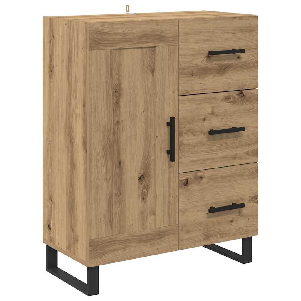 vidaXL Sideboard Sideboard Artisan-Eiche 69,5 x 34 x 90 cm Verbundholz und günstig online kaufen