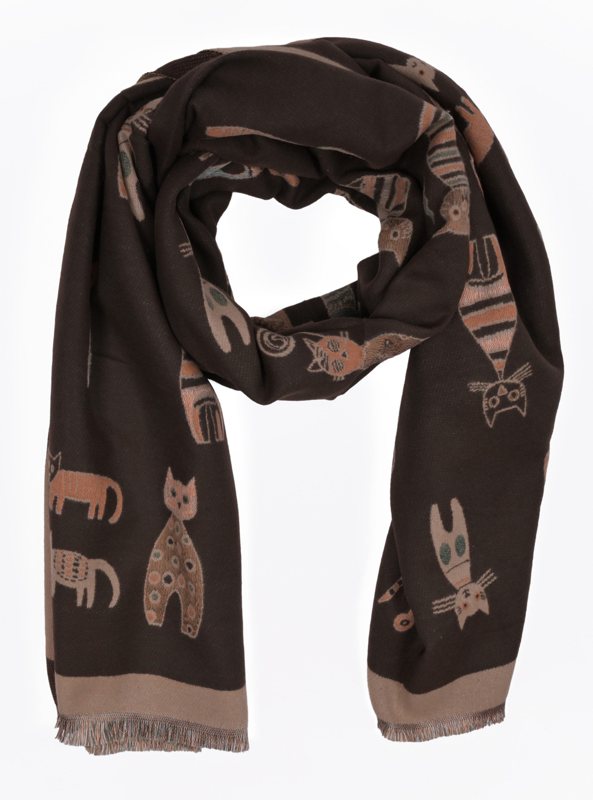 Goodman Design Modetuch Schal Katzen Scarf günstig online kaufen
