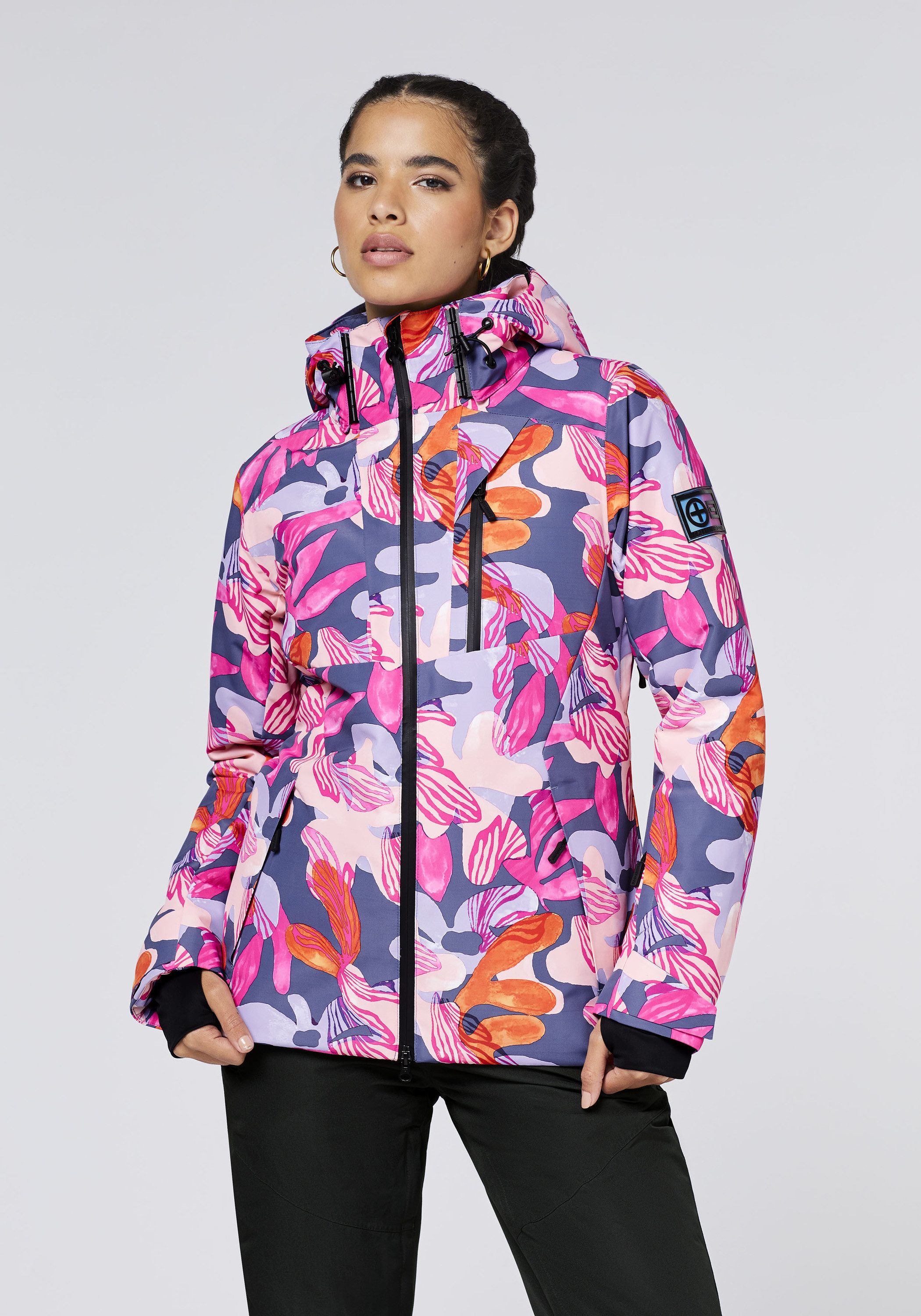 Chiemsee Skijacke Skijacke mit Allover-Print 1 günstig online kaufen