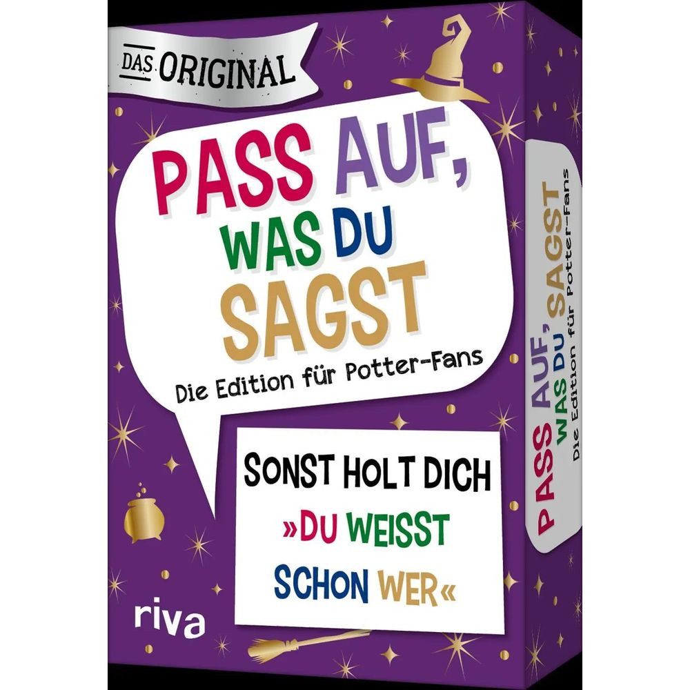 Riva Spiel Pass auf, was du sagst - Die Edition für Potter-Fans