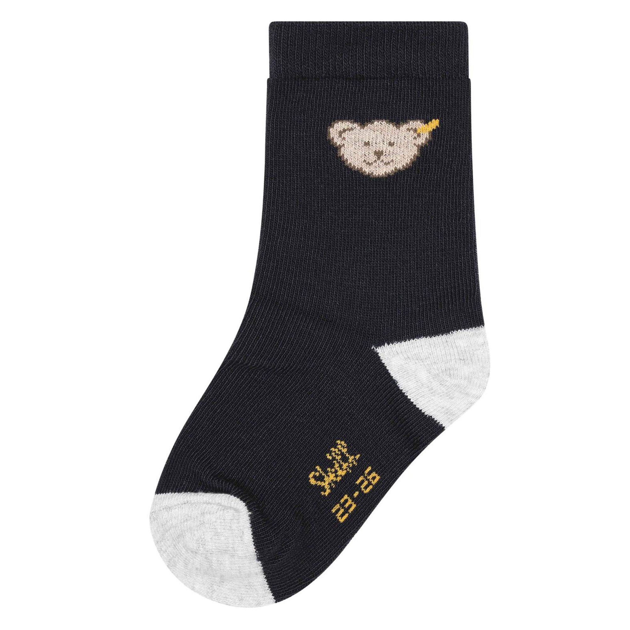 Steiff Freizeitsocken Unisex Socken 2er Pack Baumwolle (Packung, 2er Pack)