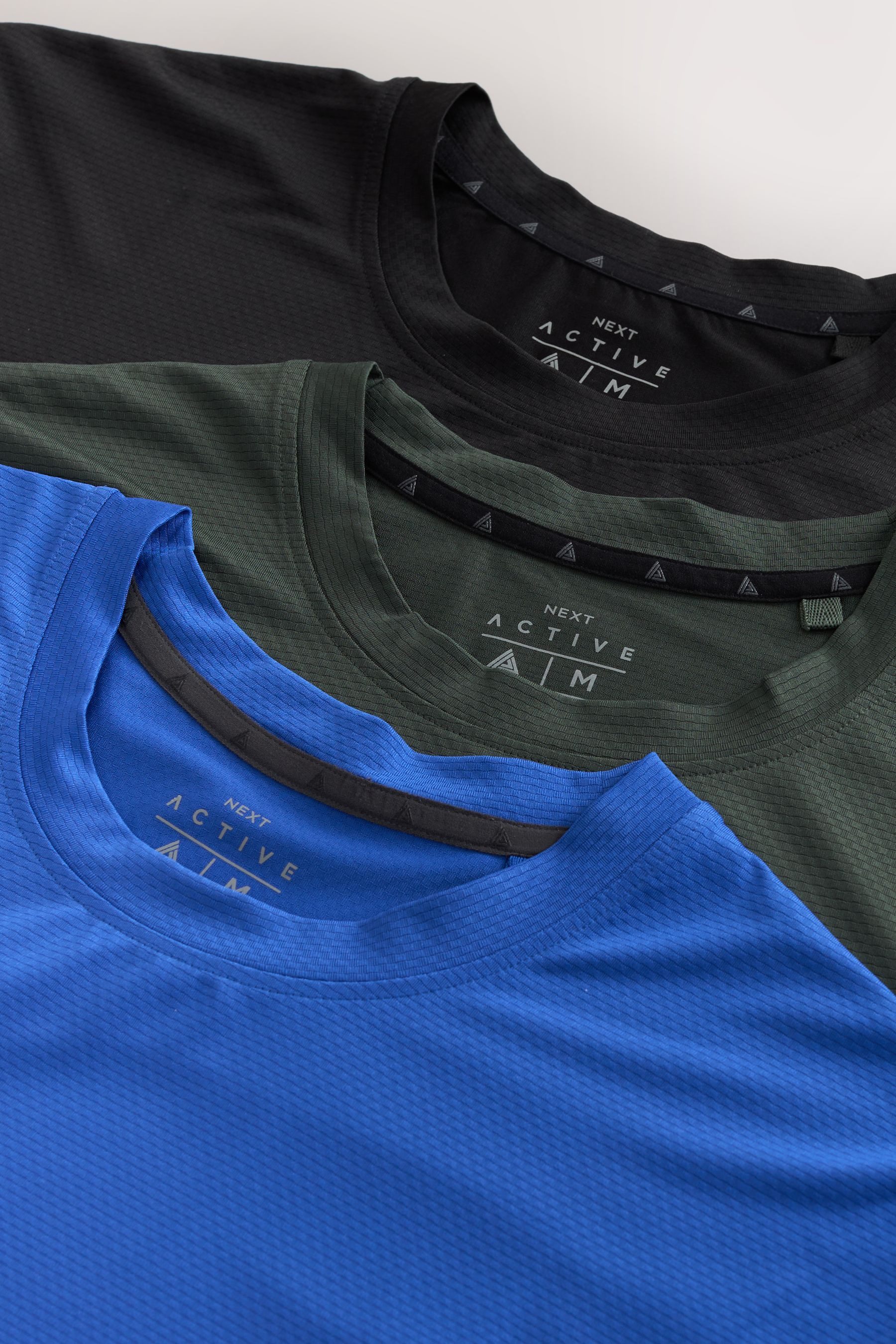 Next Trainingsshirt 3er-Pack Active Training T-Shirts mit Struktur (3-tlg) günstig online kaufen