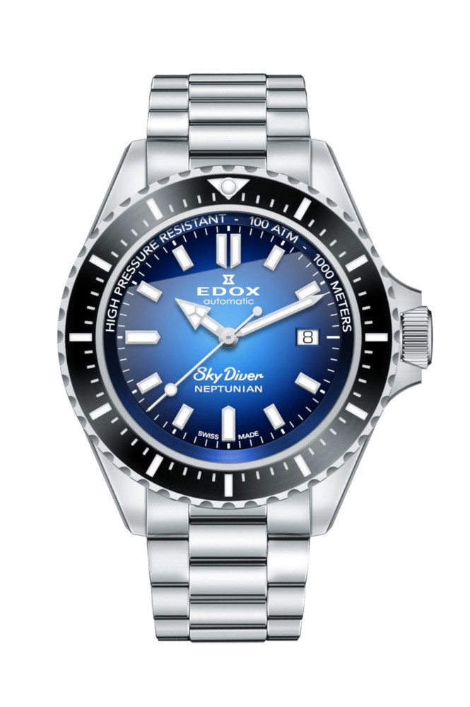 Edox Automatikuhr Neptunian Automatic Neptunian